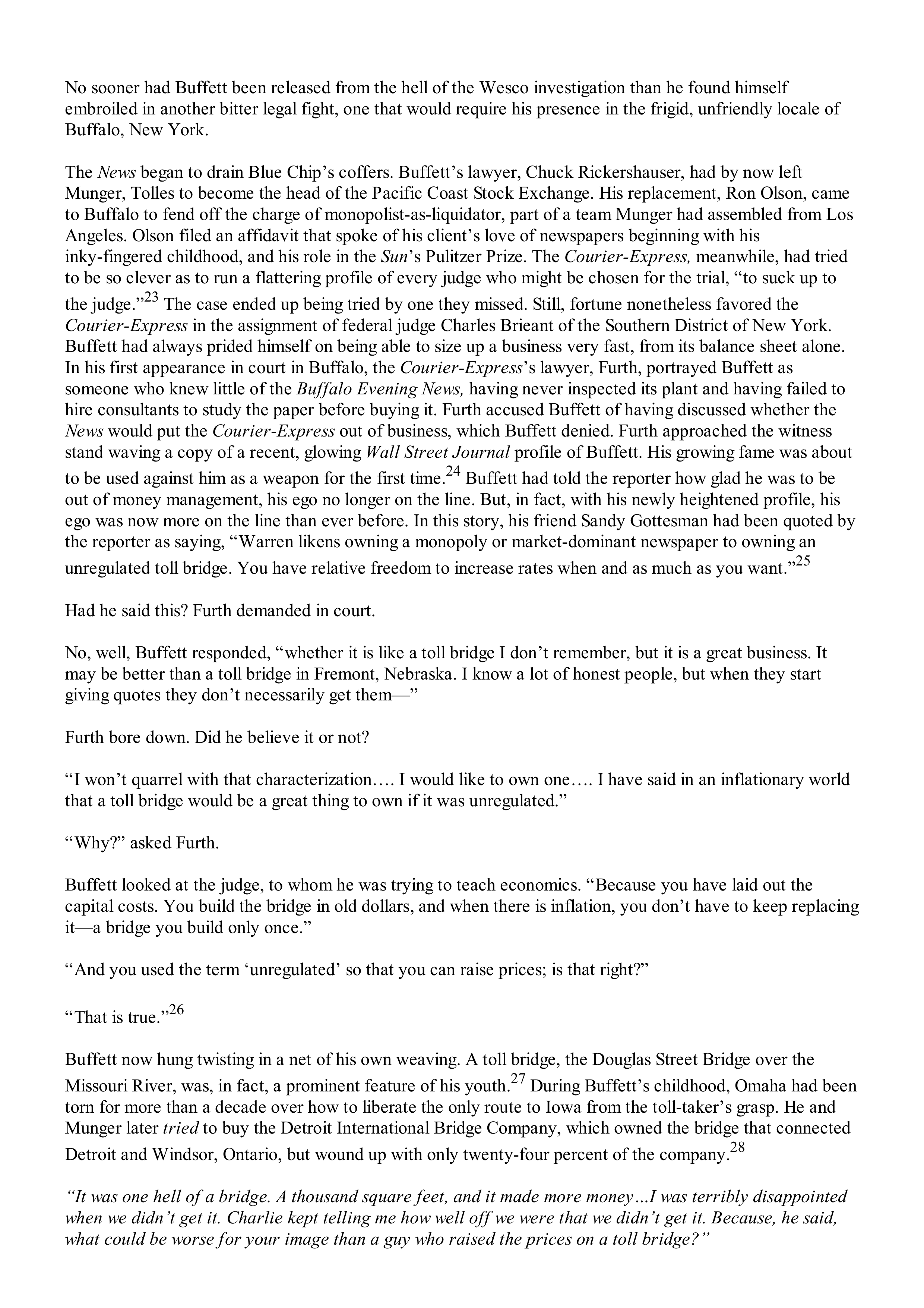 Berkshire Hathaway The Snowball Biography — page 289
