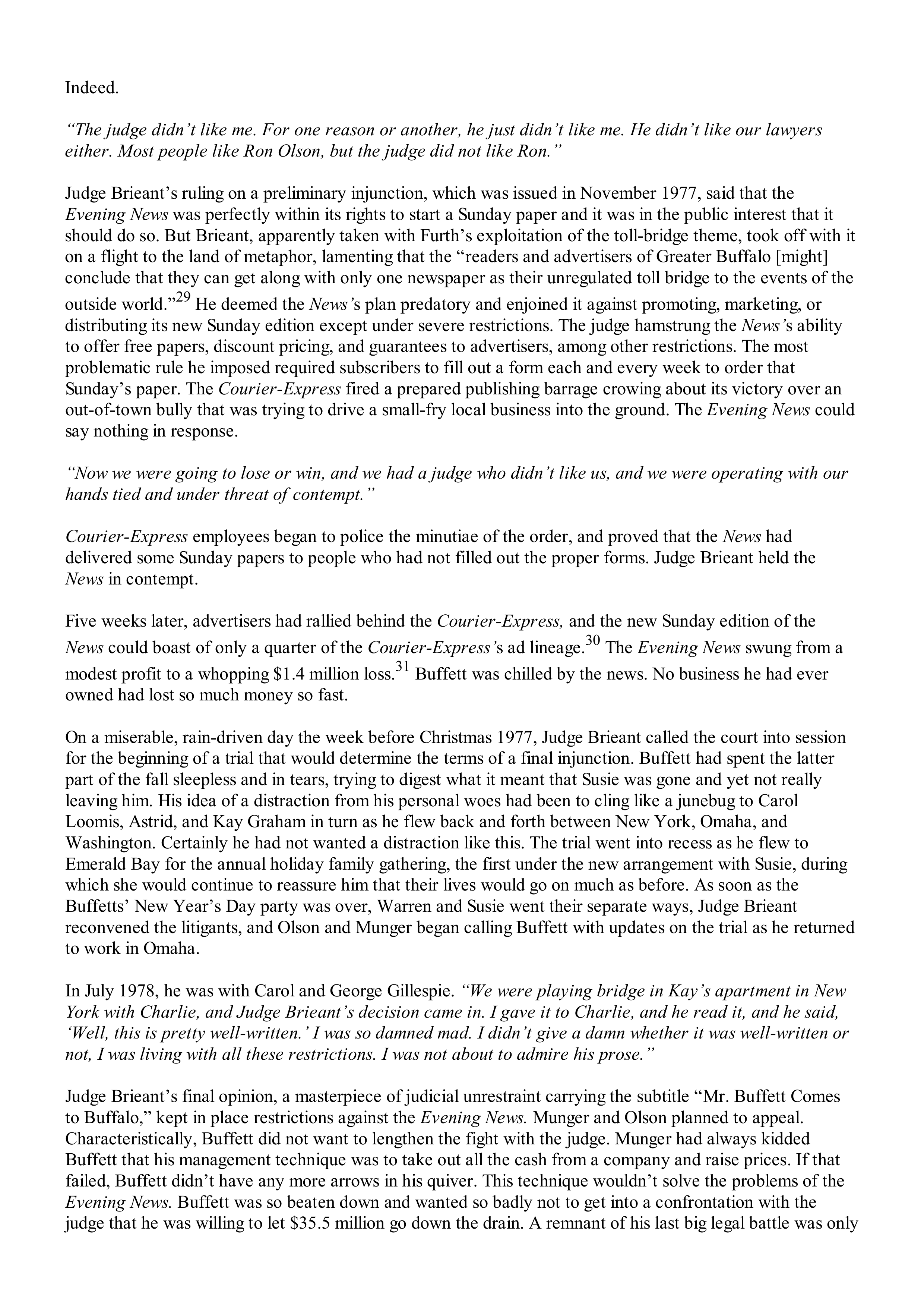 Berkshire Hathaway The Snowball Biography — page 290