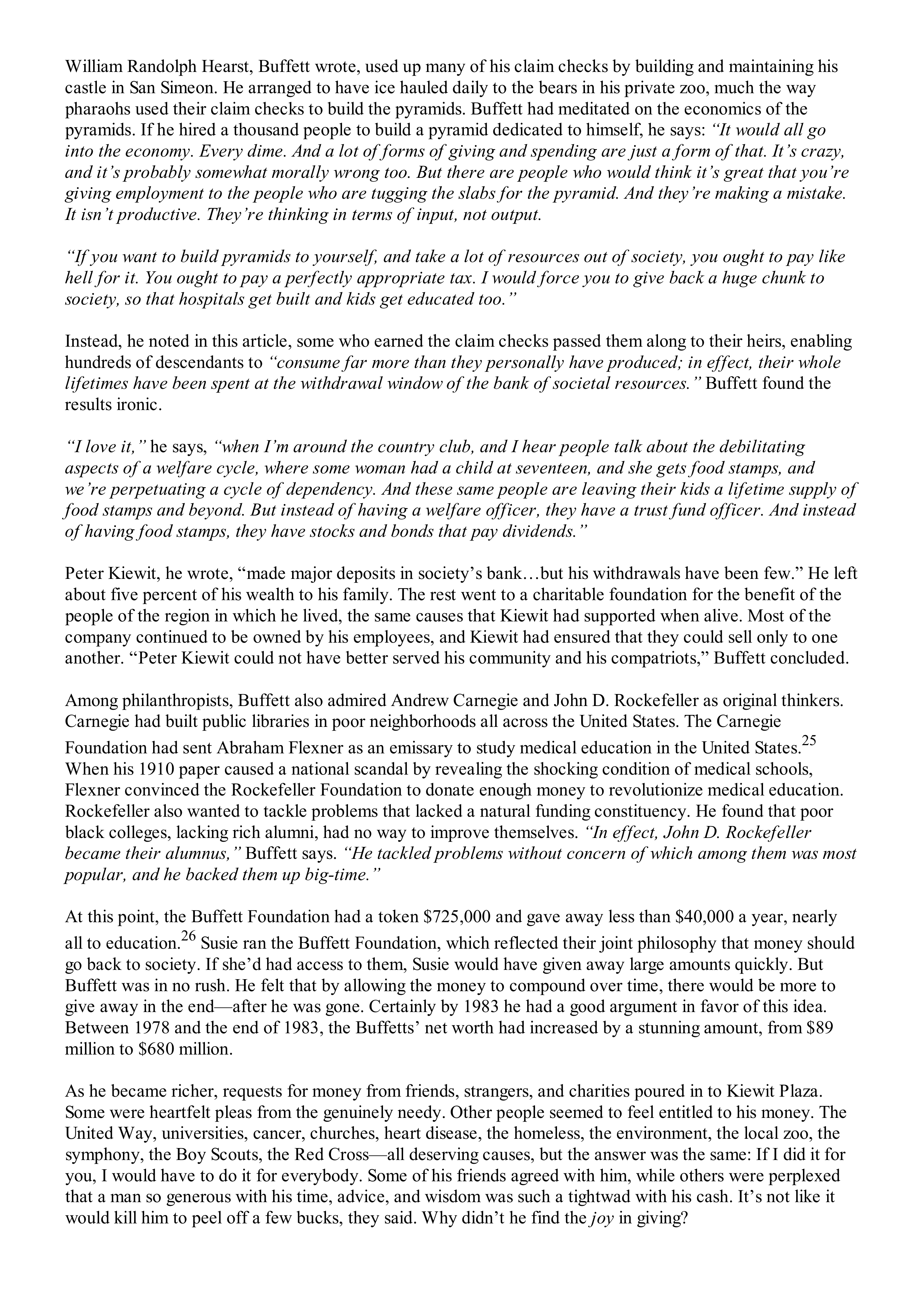 Berkshire Hathaway The Snowball Biography — page 300