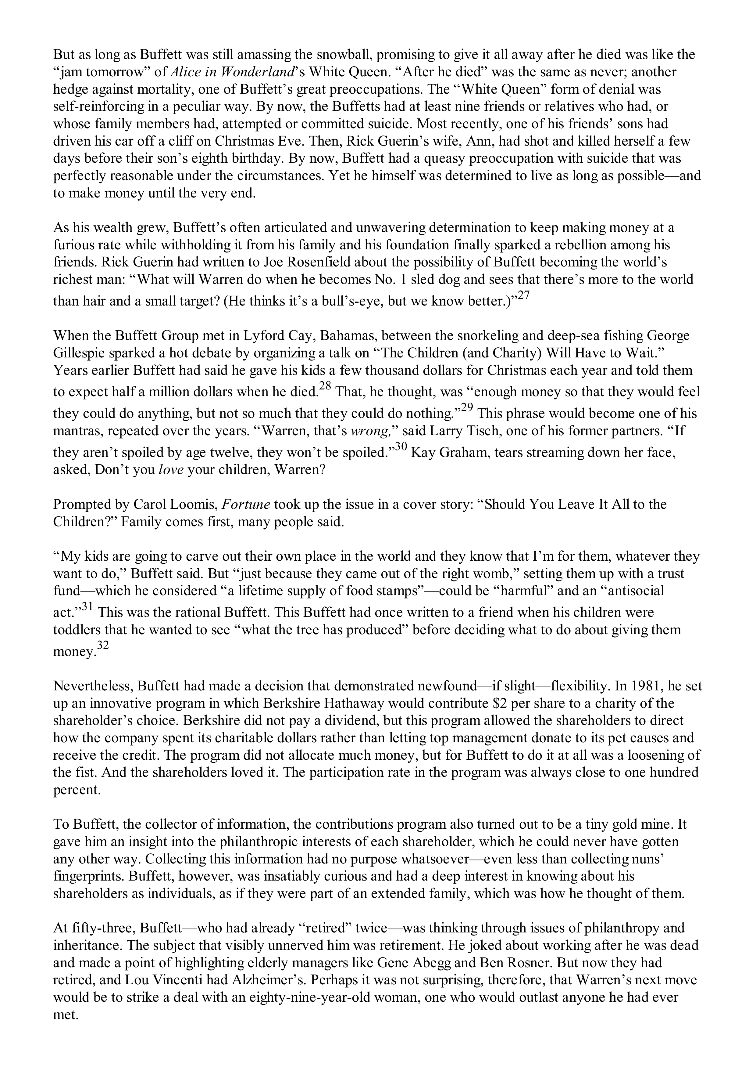 Berkshire Hathaway The Snowball Biography — page 301