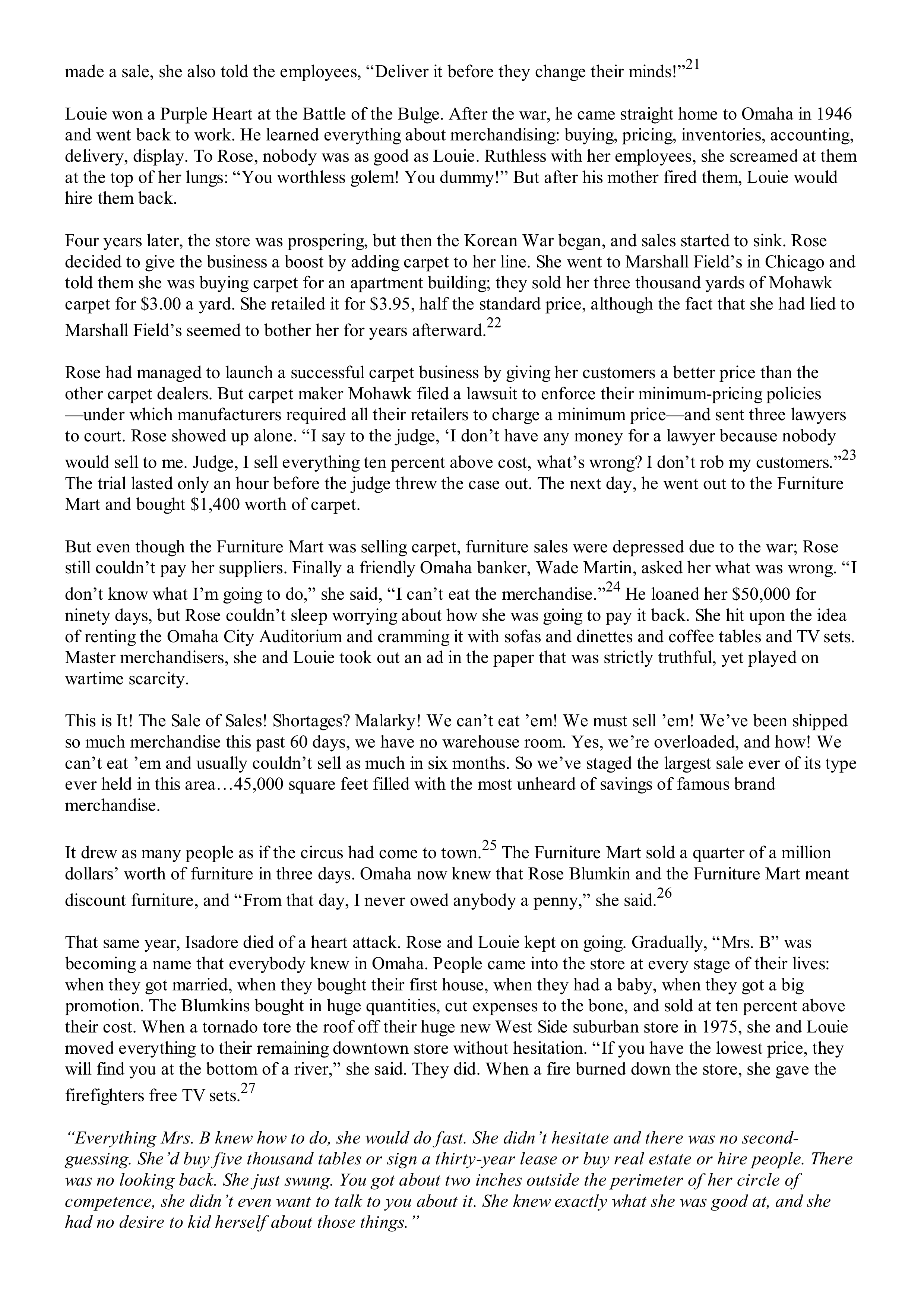 Berkshire Hathaway The Snowball Biography — page 304