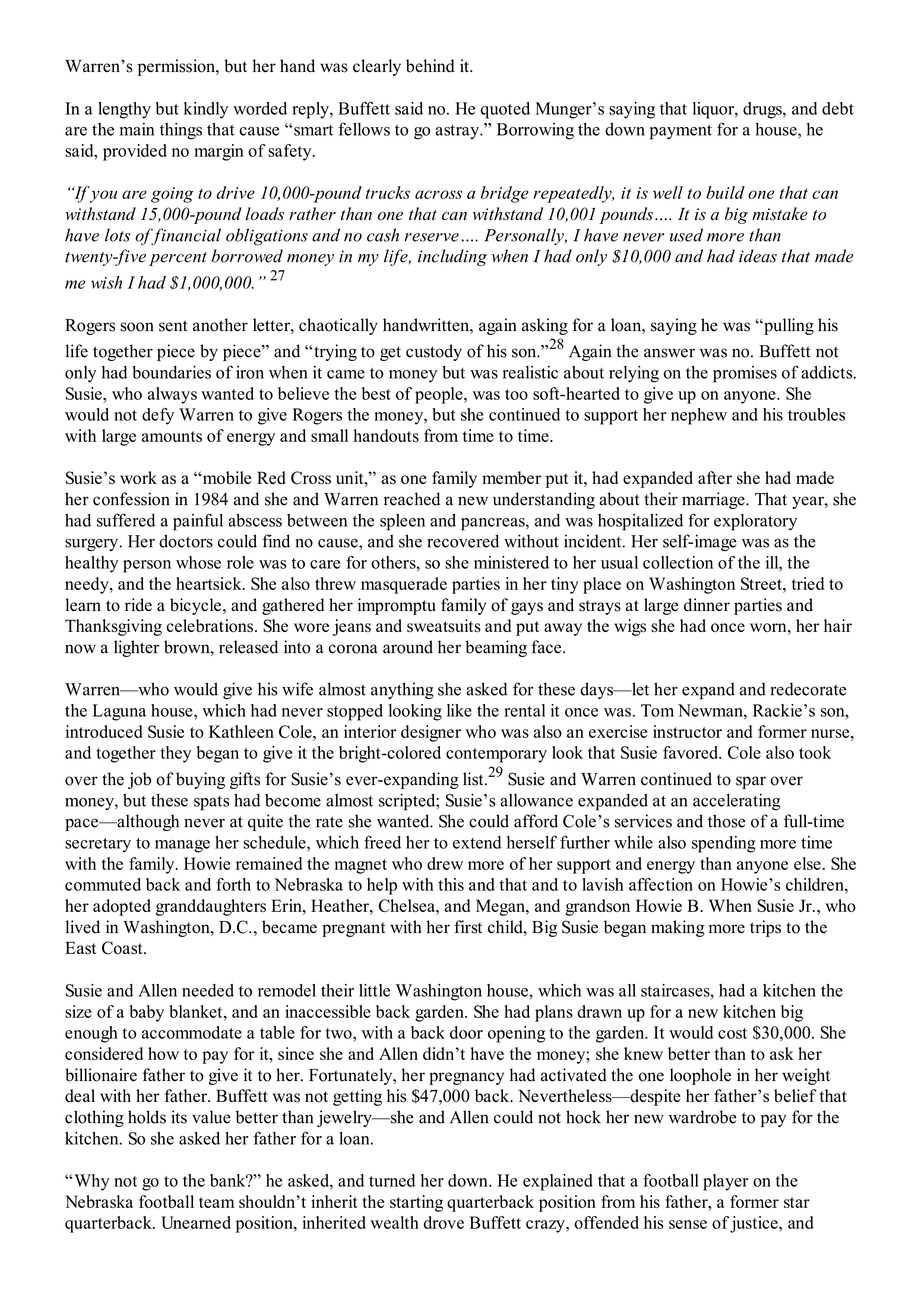 Berkshire Hathaway The Snowball Biography — page 320