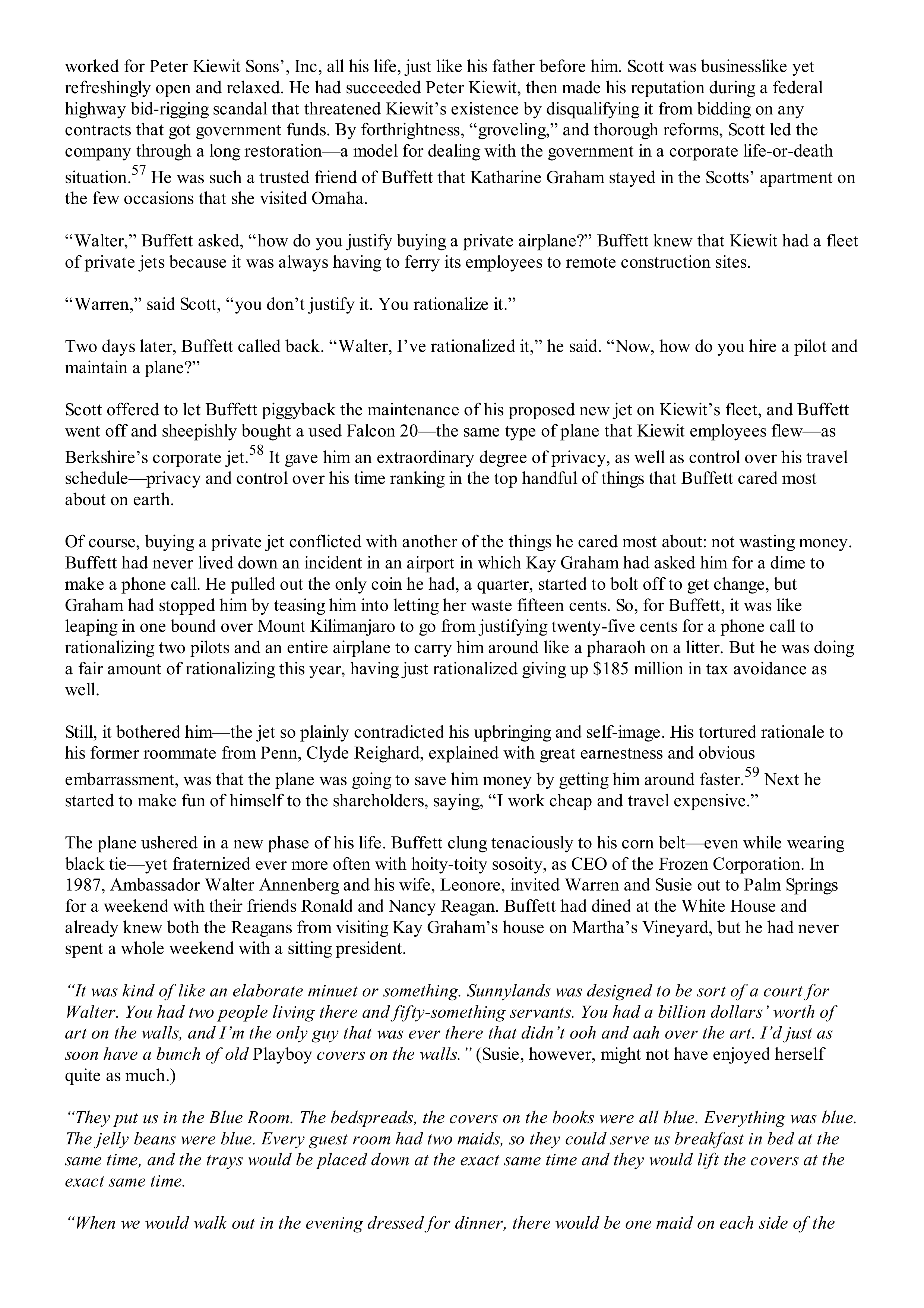 Berkshire Hathaway The Snowball Biography — page 328