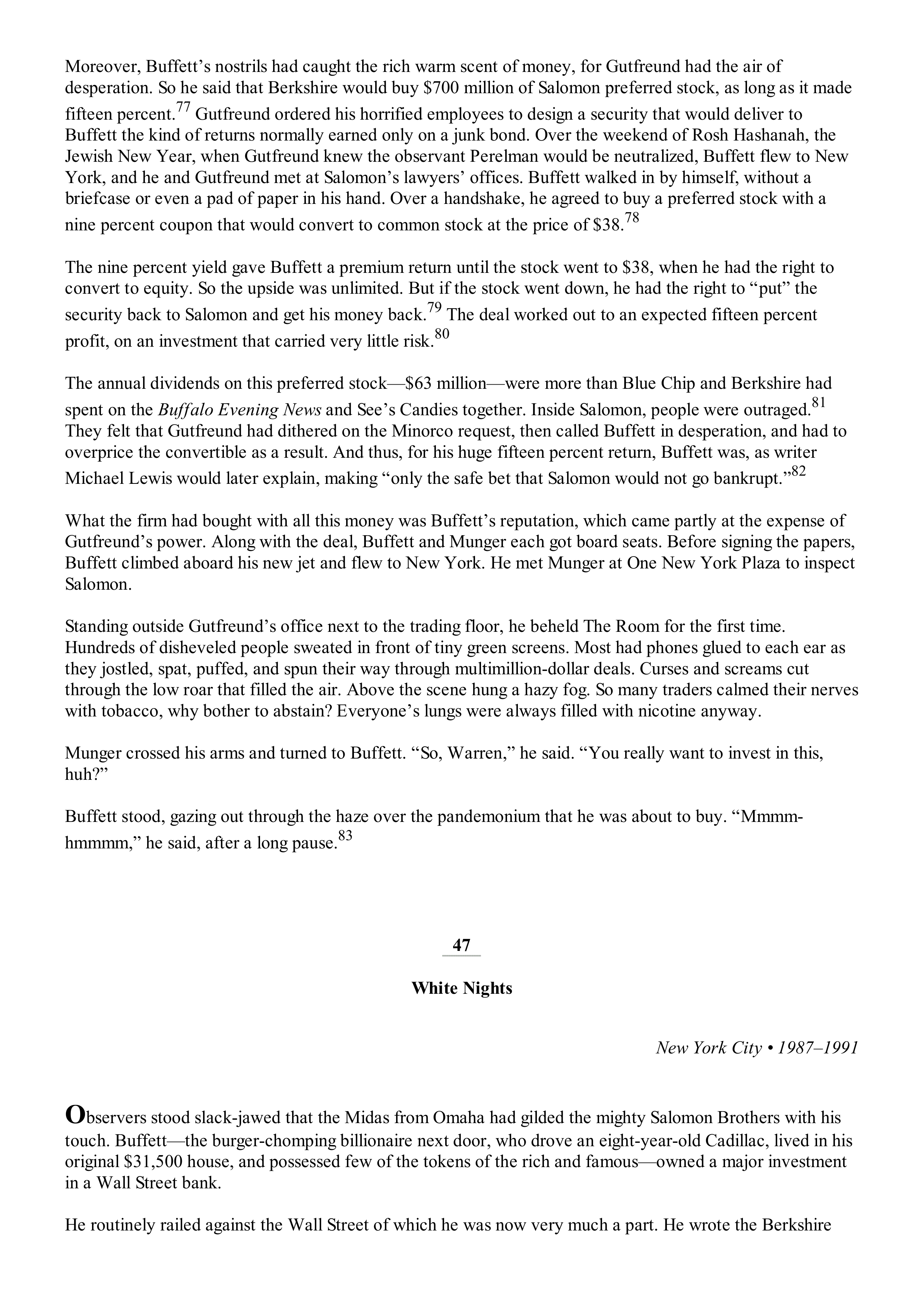 Berkshire Hathaway The Snowball Biography — page 332