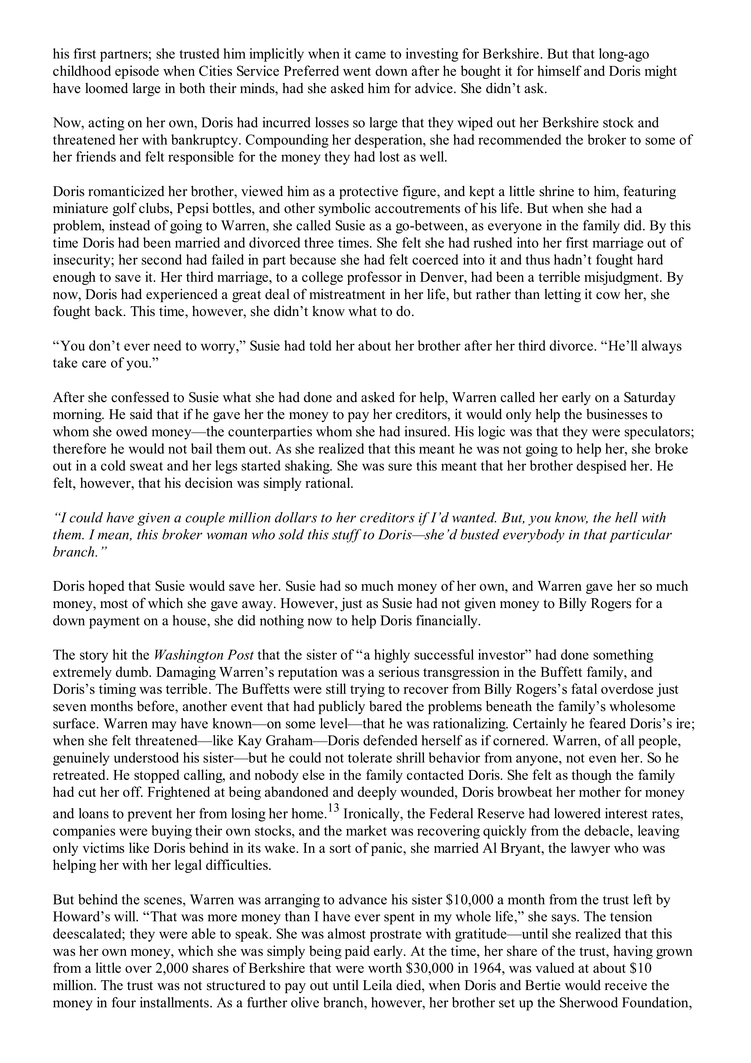 Berkshire Hathaway The Snowball Biography — page 335