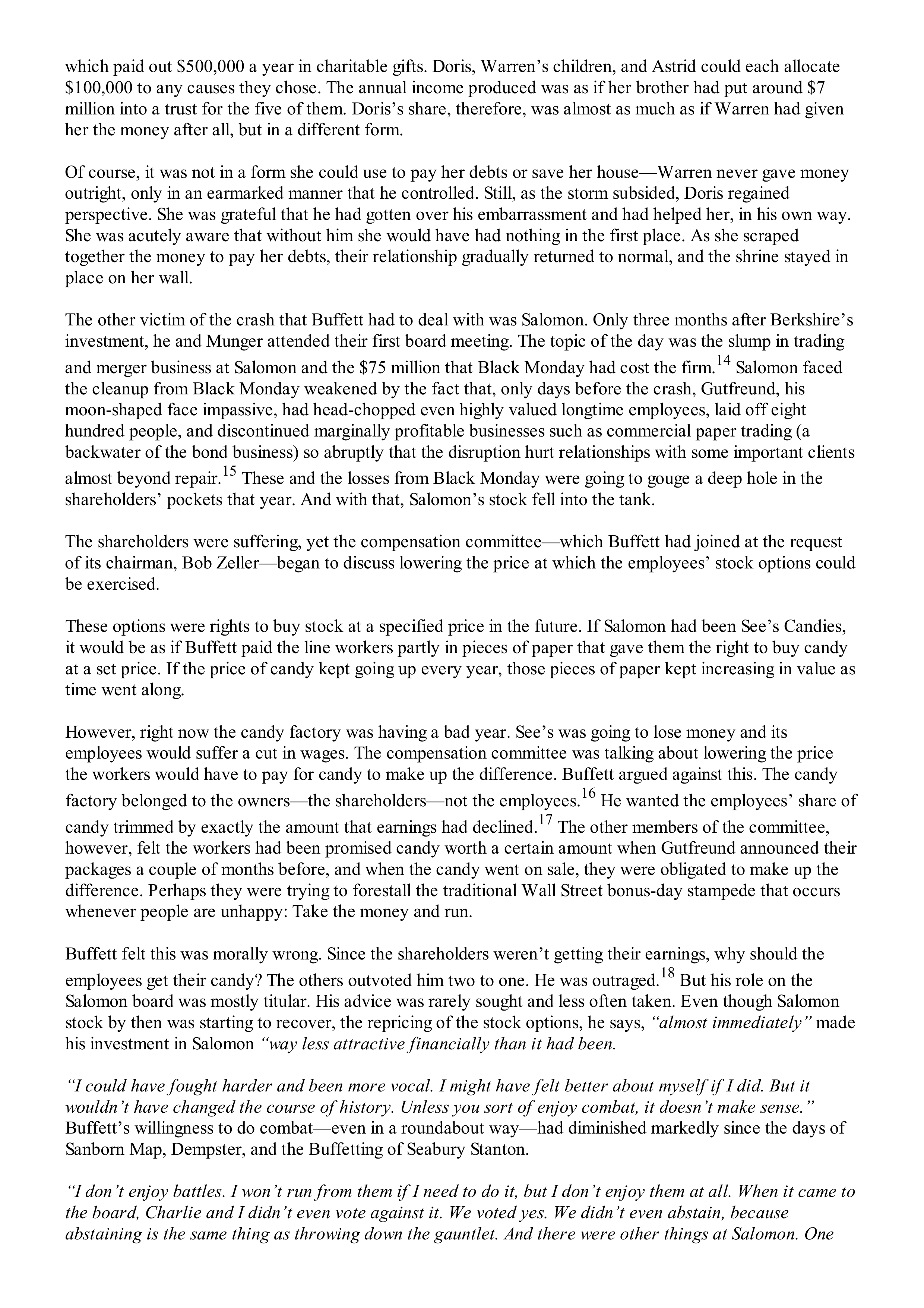 Berkshire Hathaway The Snowball Biography — page 336