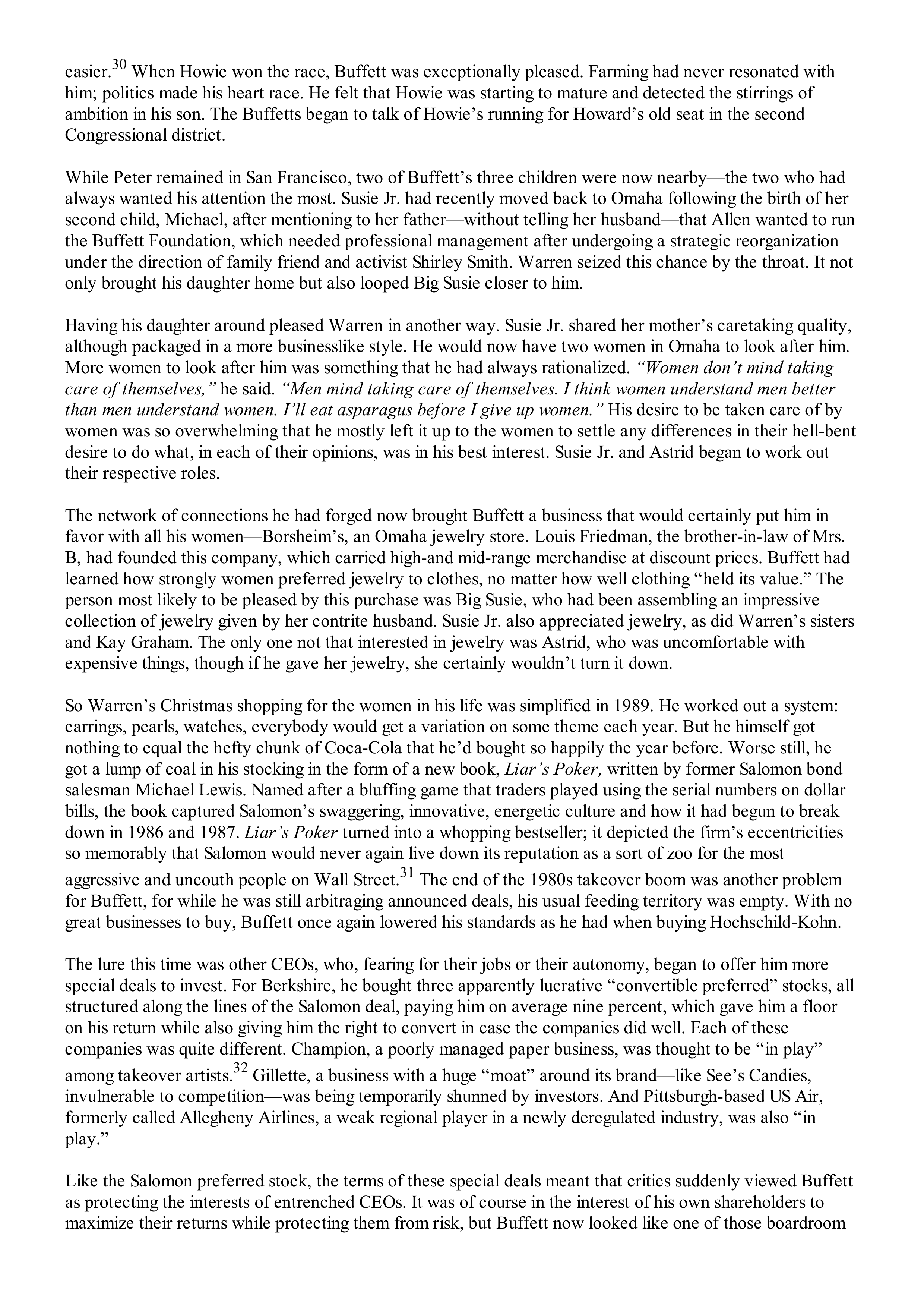 Berkshire Hathaway The Snowball Biography — page 339