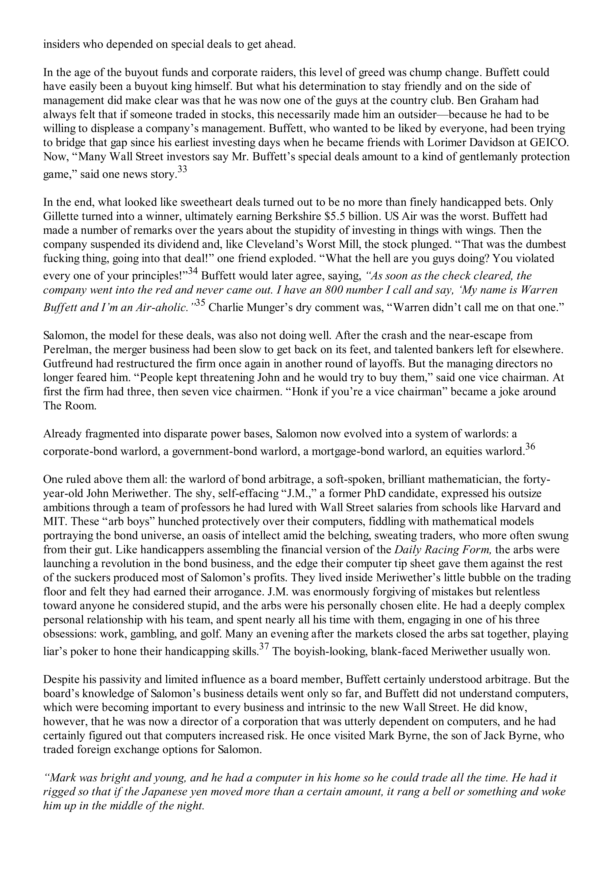 Berkshire Hathaway The Snowball Biography — page 340