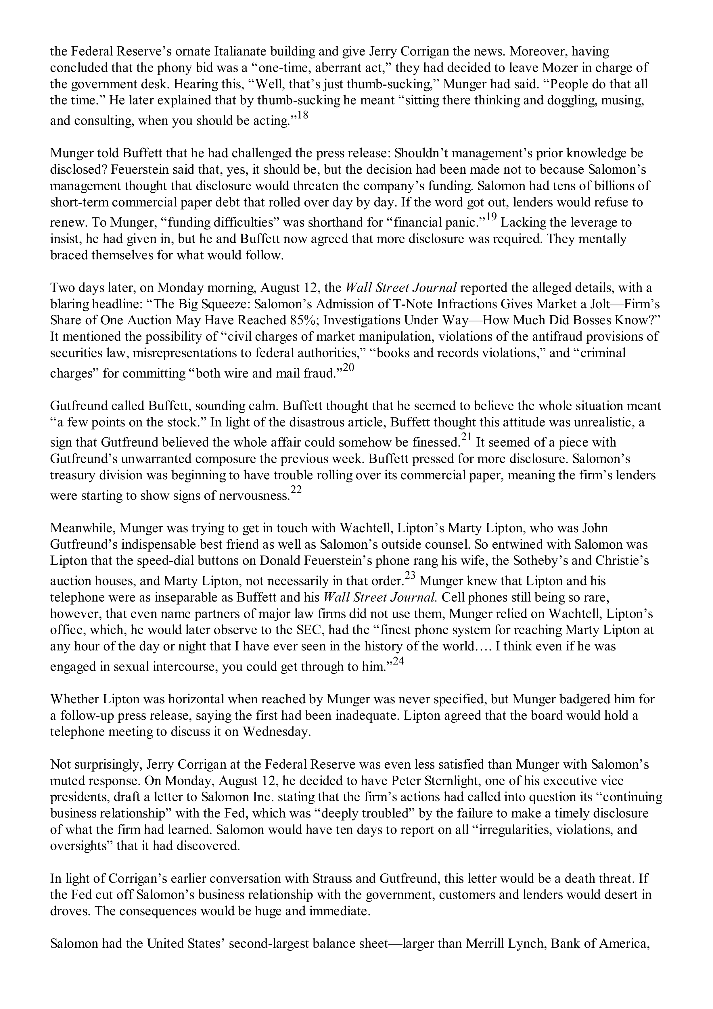 Berkshire Hathaway The Snowball Biography — page 348