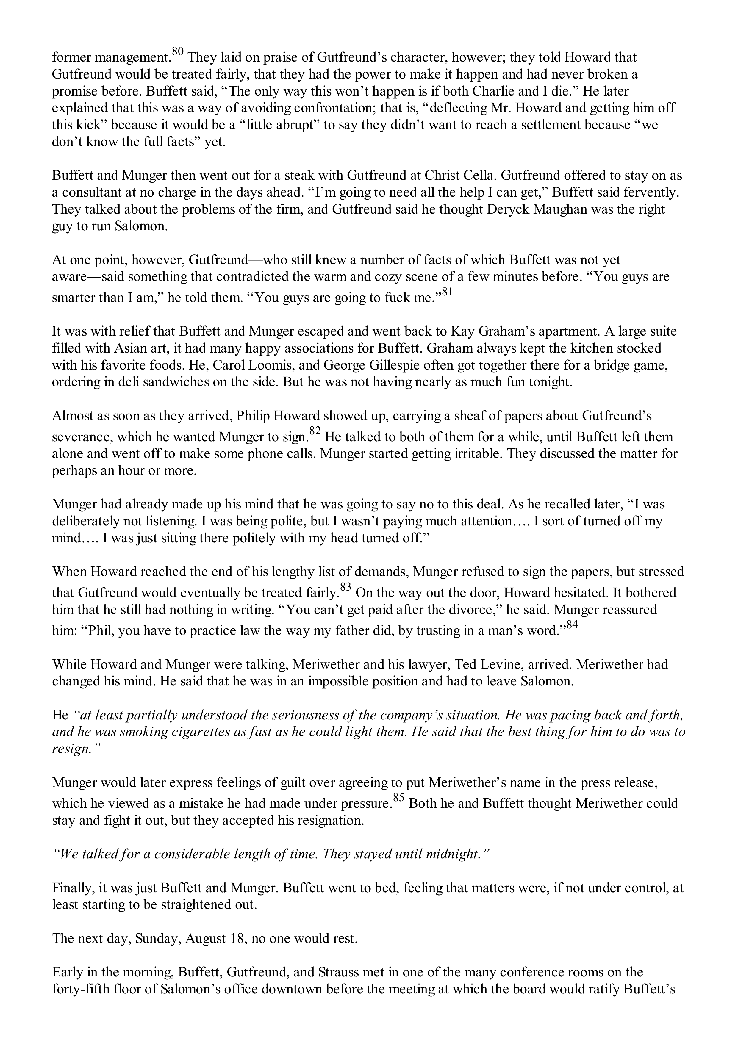Berkshire Hathaway The Snowball Biography — page 367