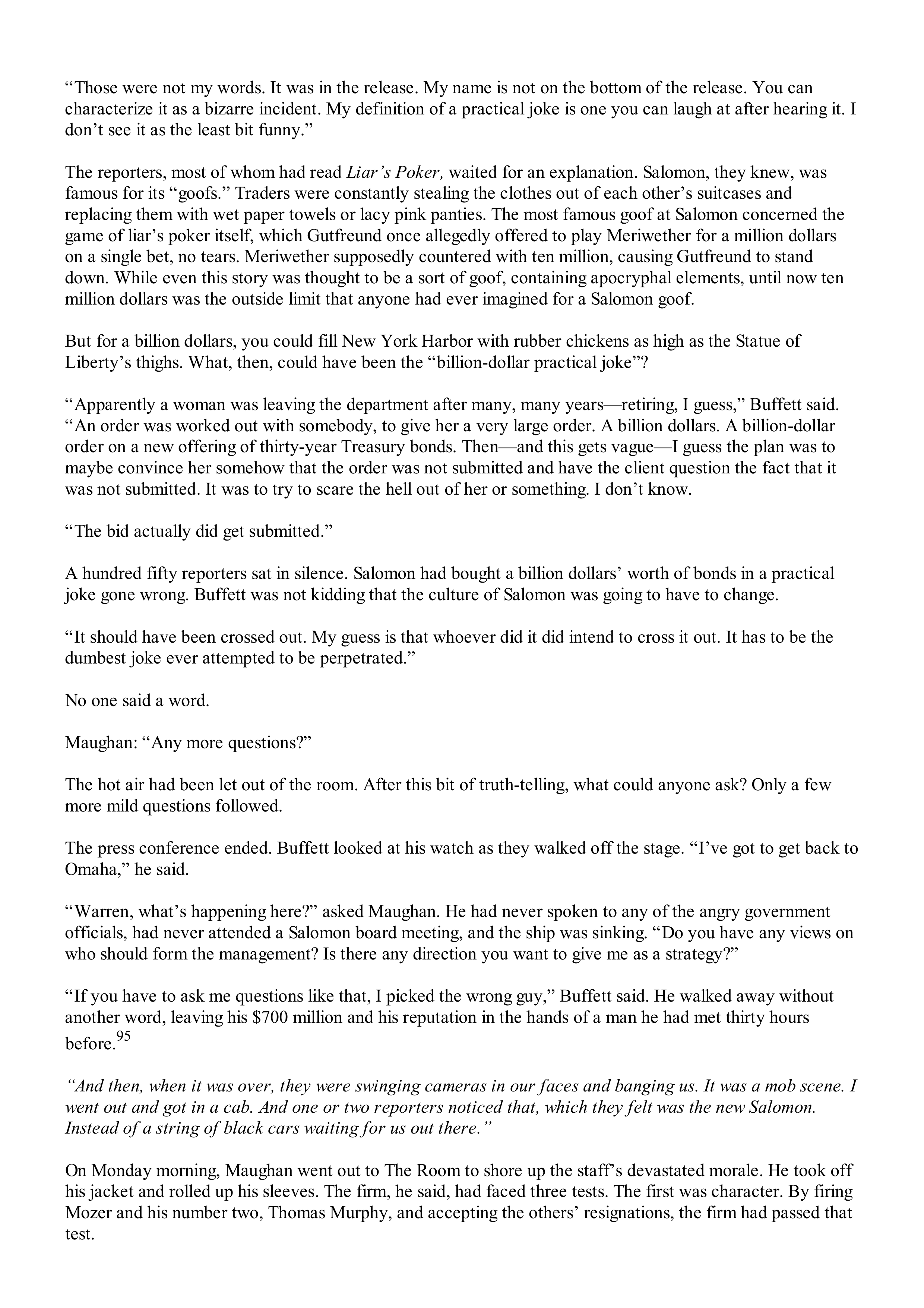 Berkshire Hathaway The Snowball Biography — page 373