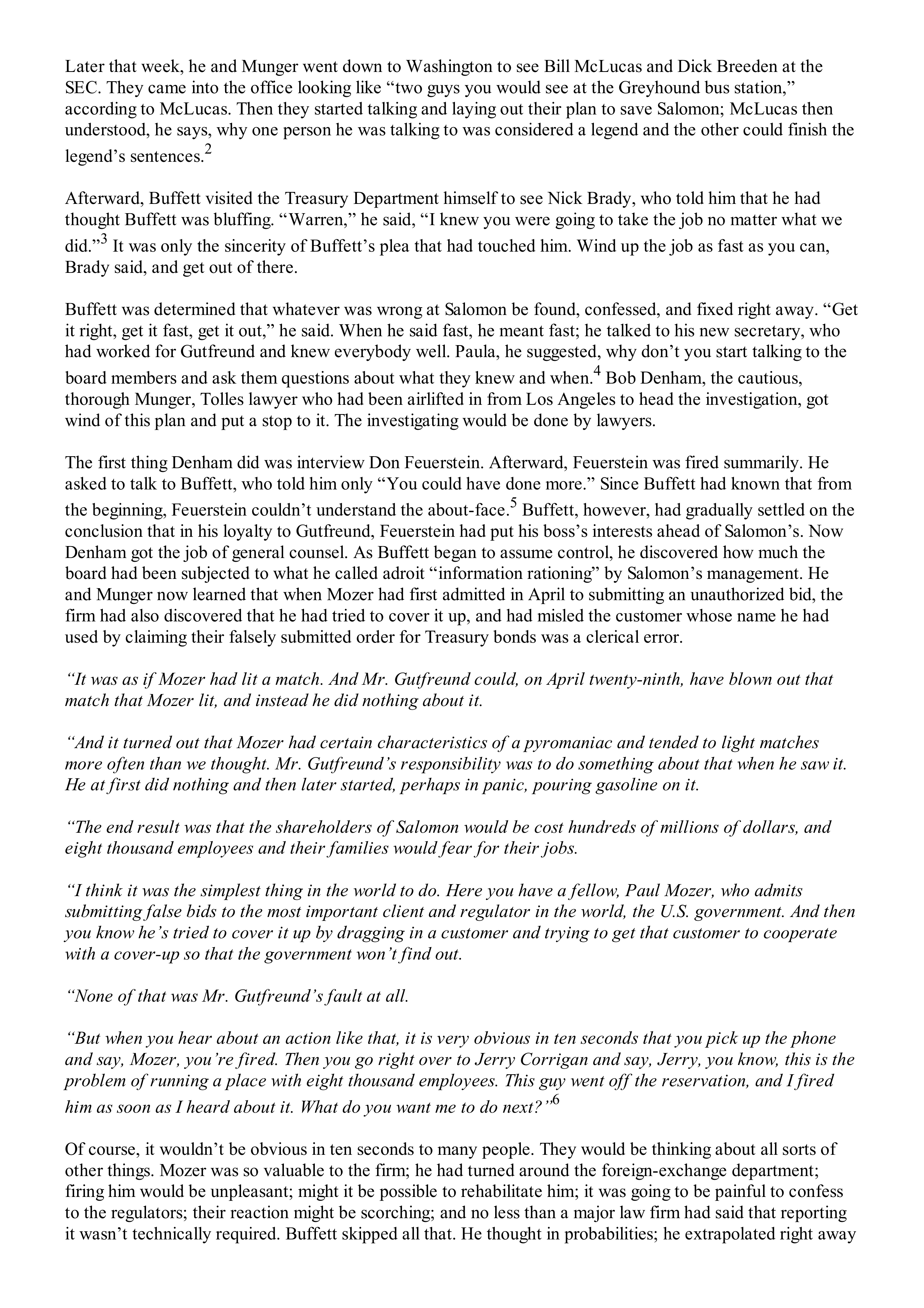 Berkshire Hathaway The Snowball Biography — page 375
