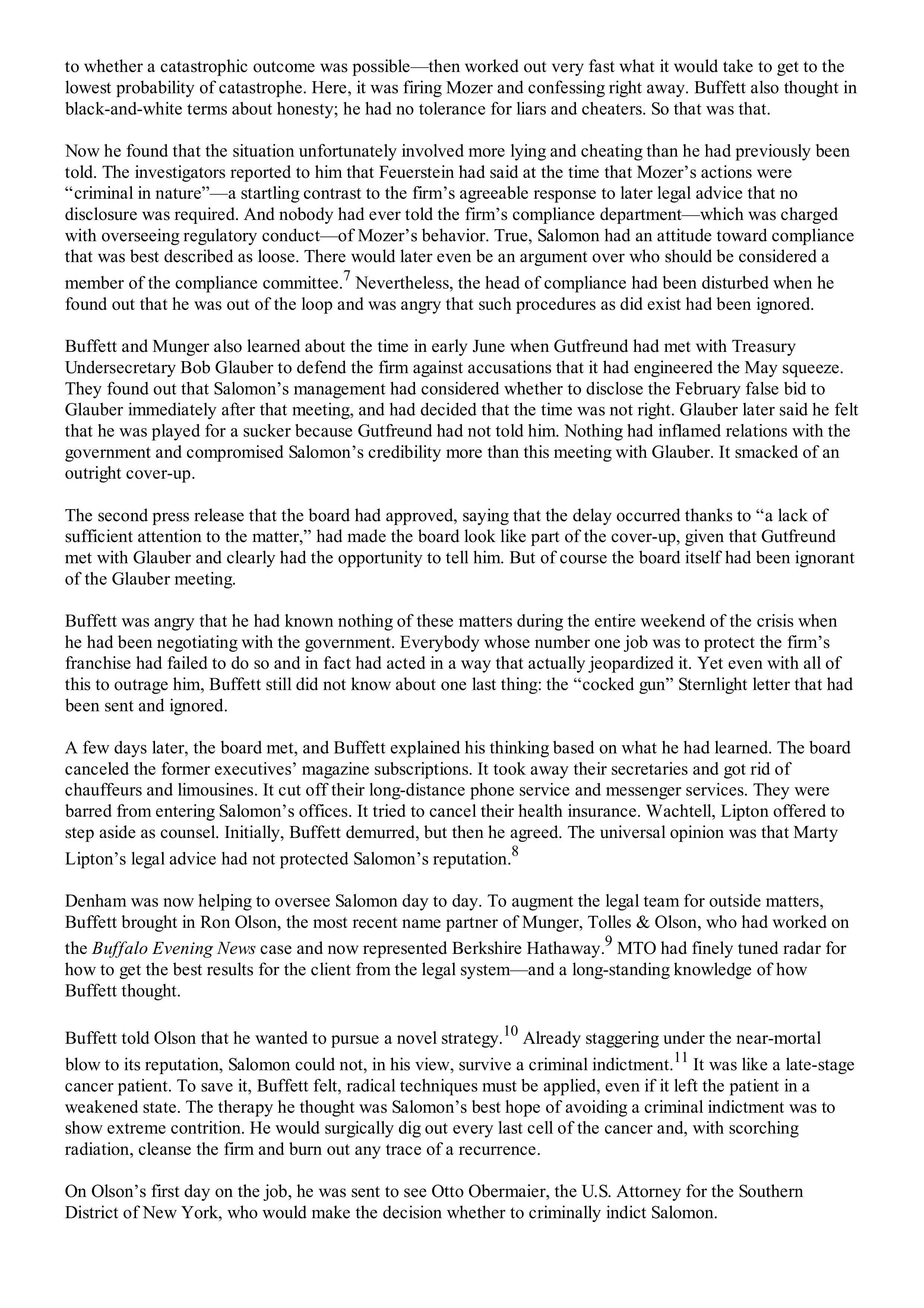Berkshire Hathaway The Snowball Biography — page 376