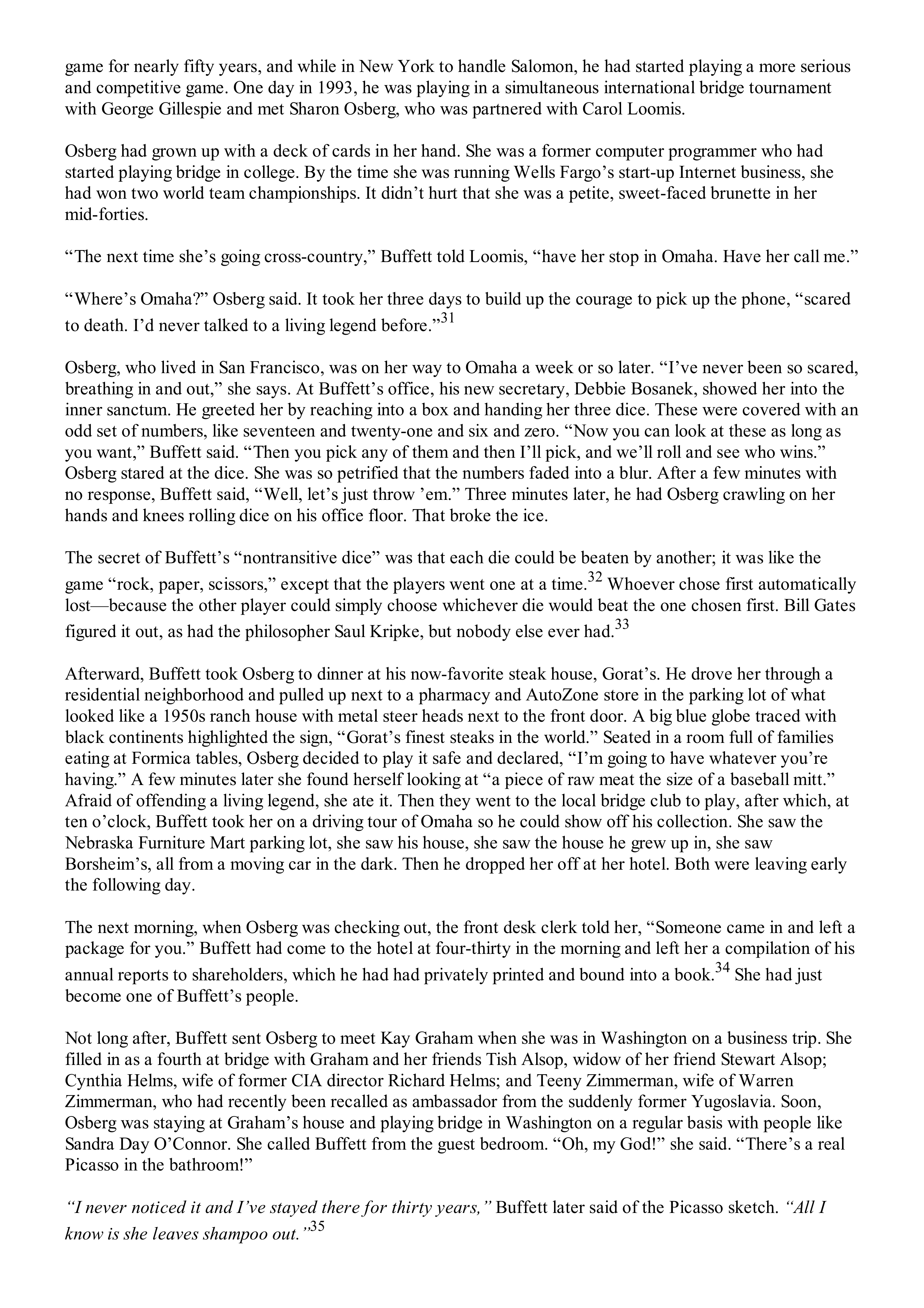 Berkshire Hathaway The Snowball Biography — page 396