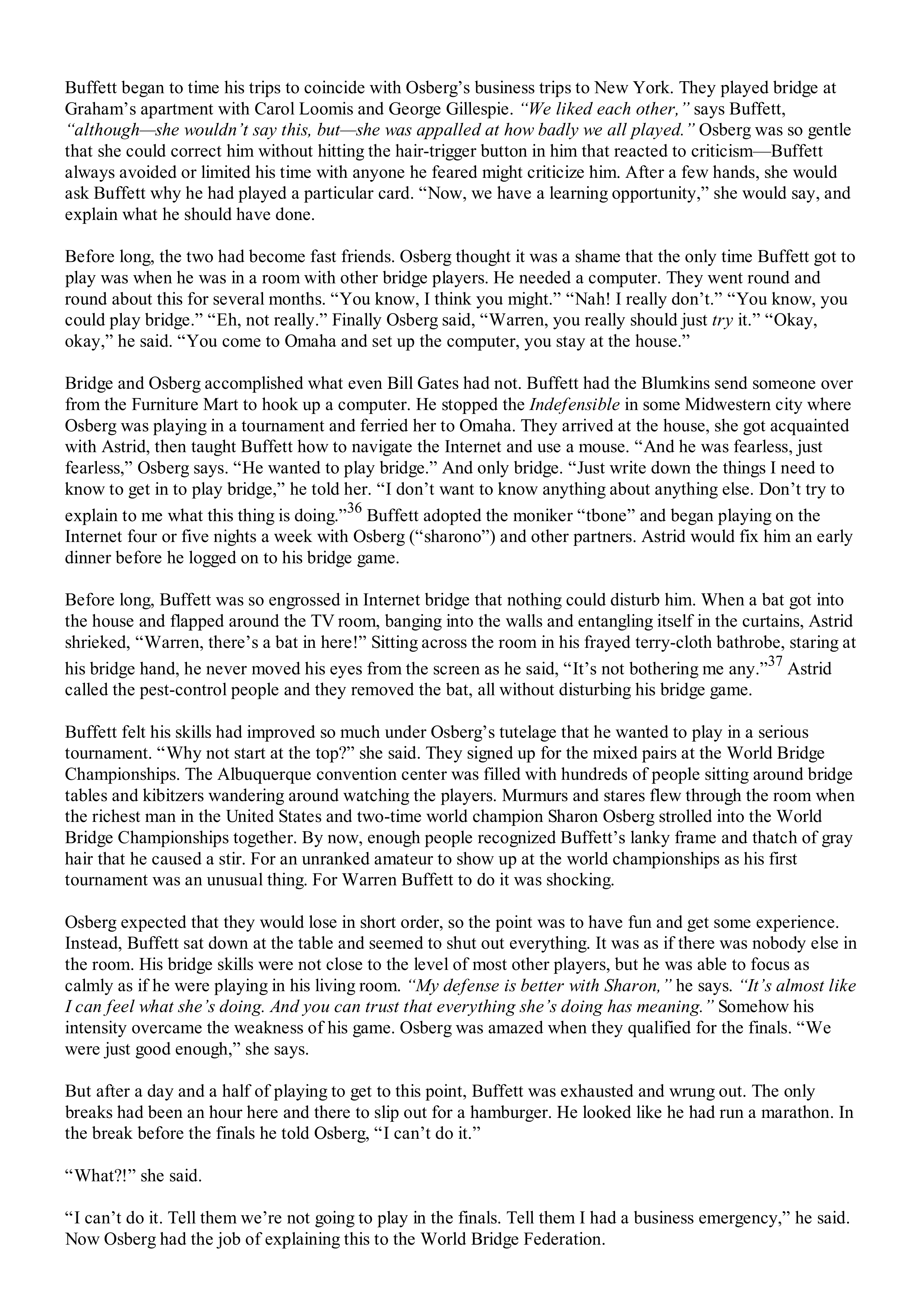 Berkshire Hathaway The Snowball Biography — page 397