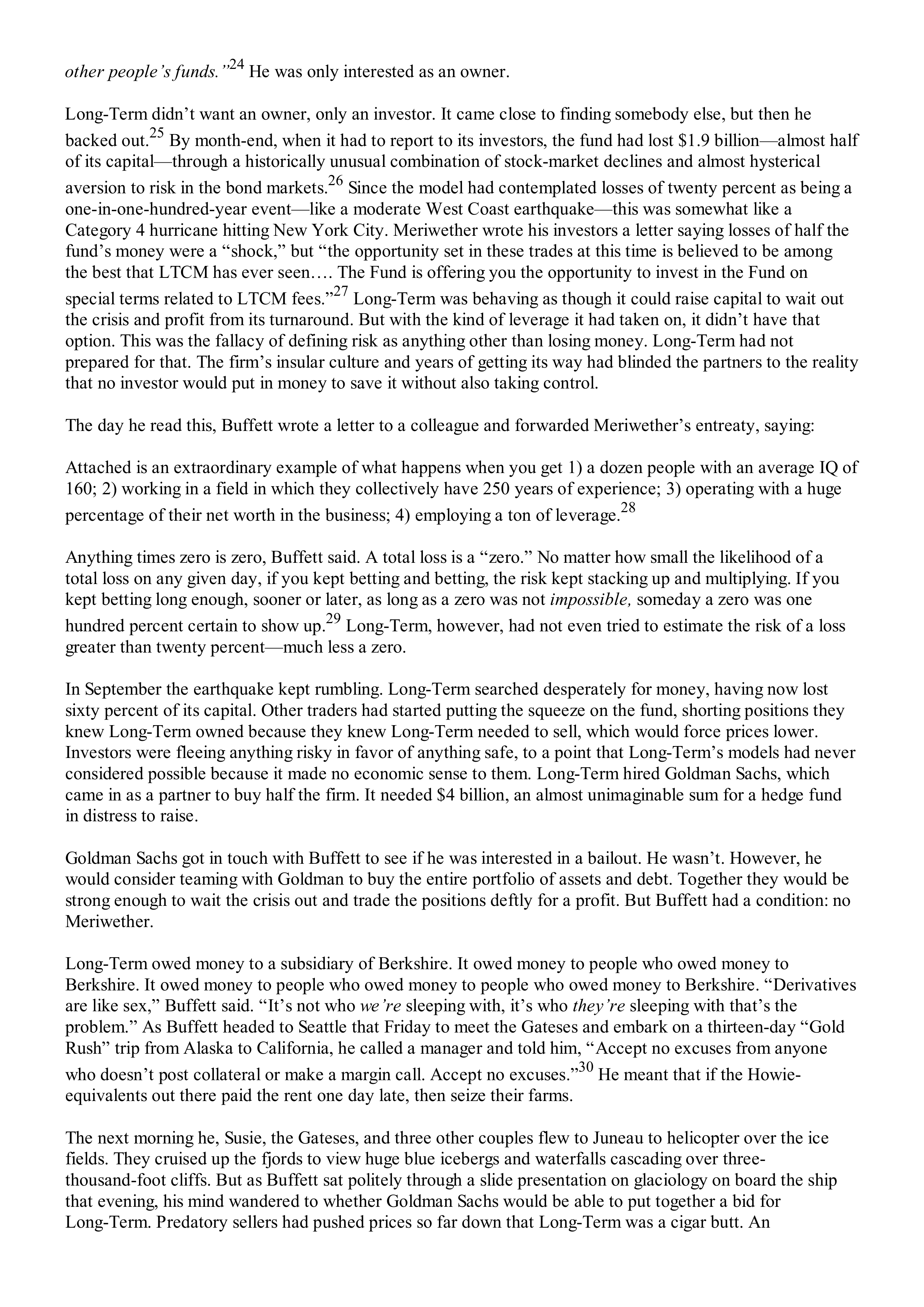 Berkshire Hathaway The Snowball Biography — page 411