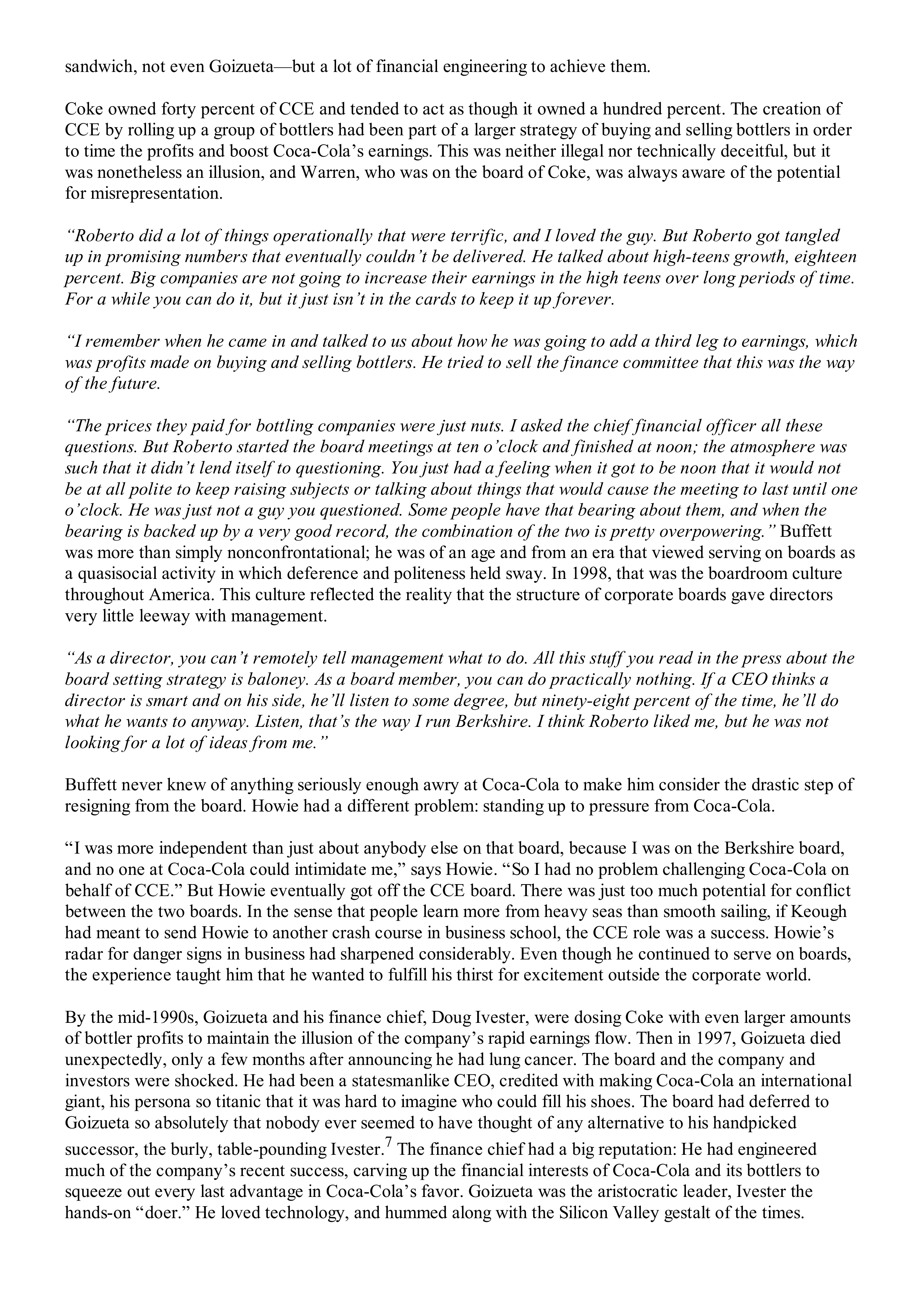 Berkshire Hathaway The Snowball Biography — page 418