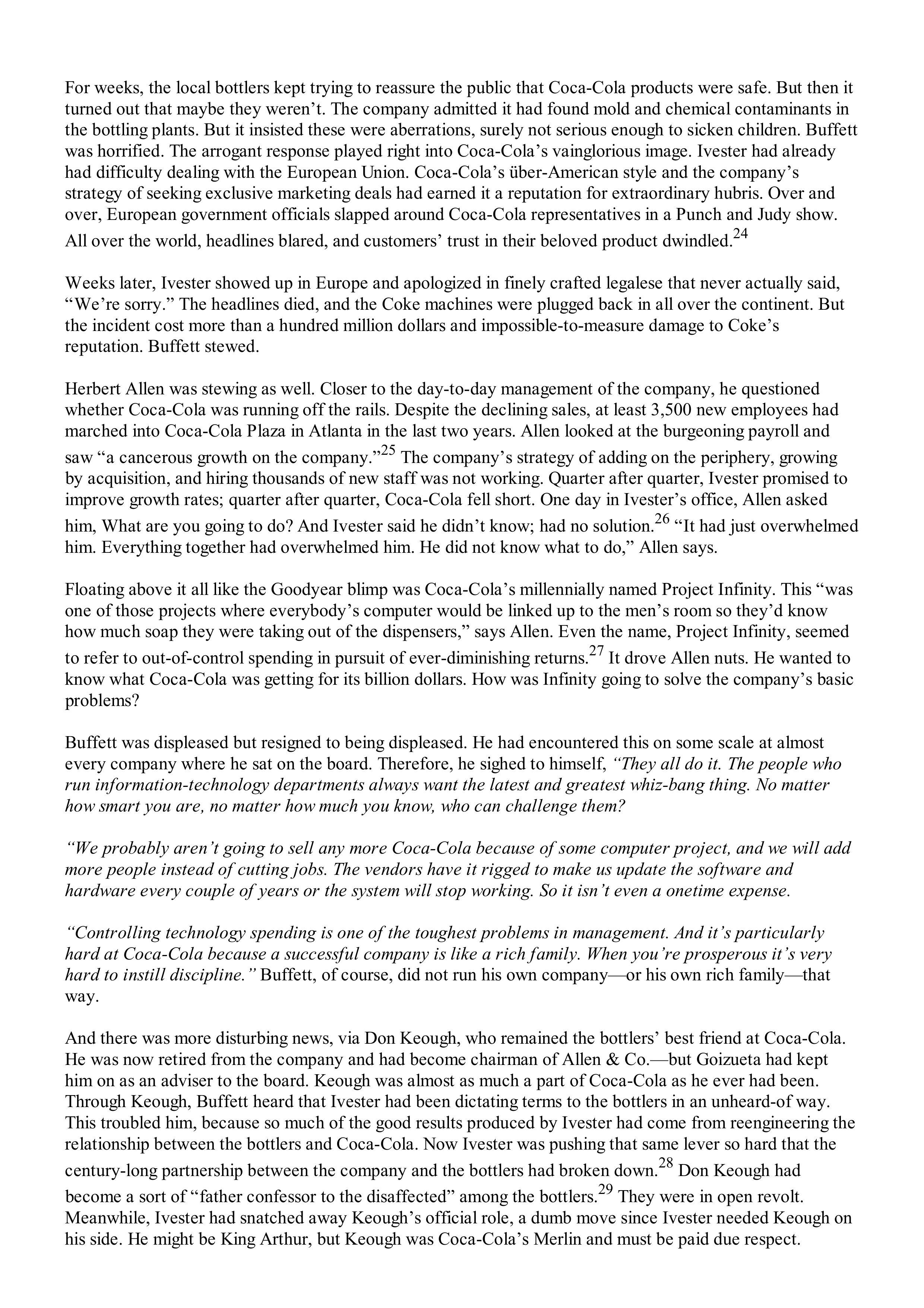 Berkshire Hathaway The Snowball Biography — page 422