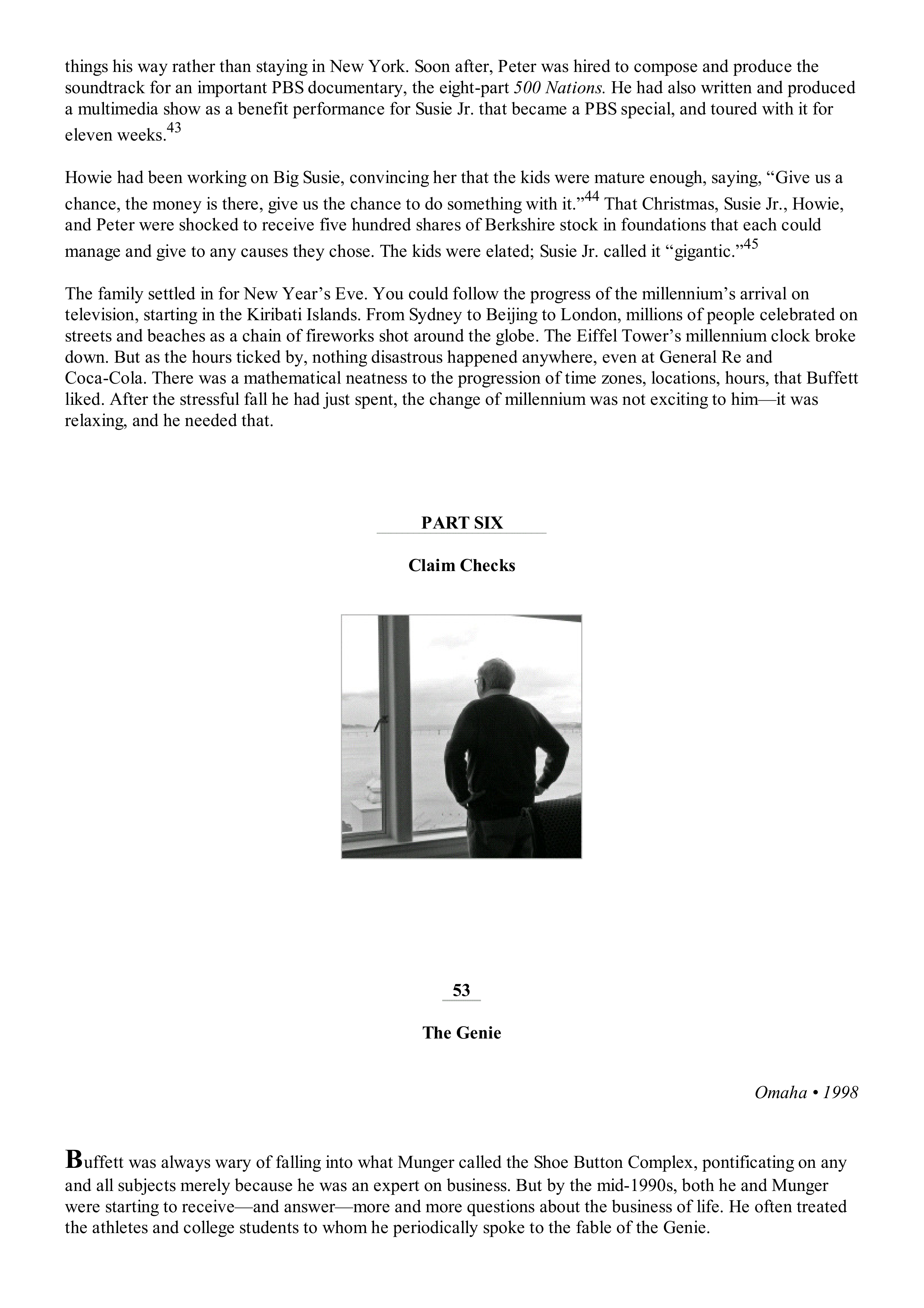 Berkshire Hathaway The Snowball Biography — page 426