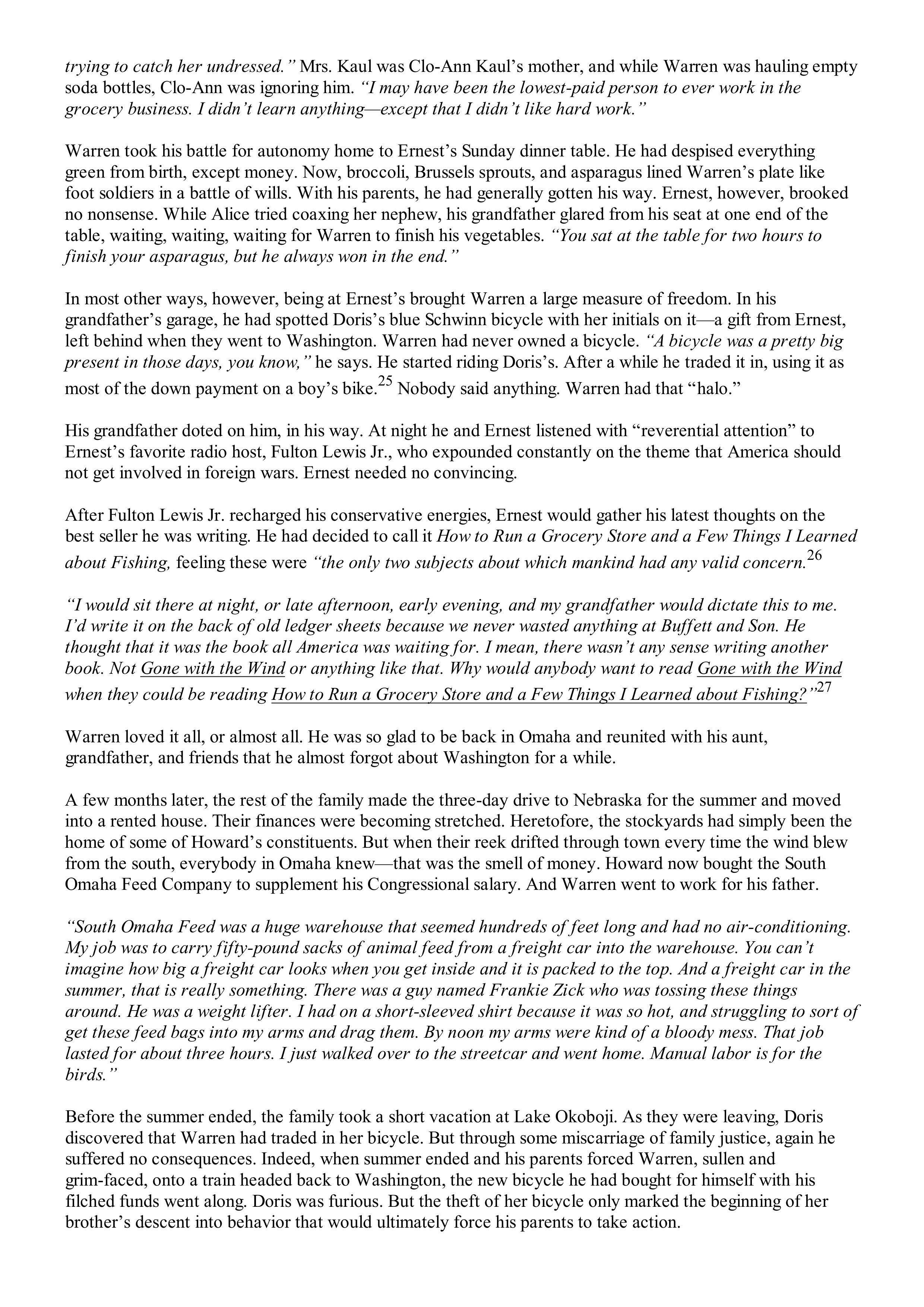 Berkshire Hathaway The Snowball Biography — page 43