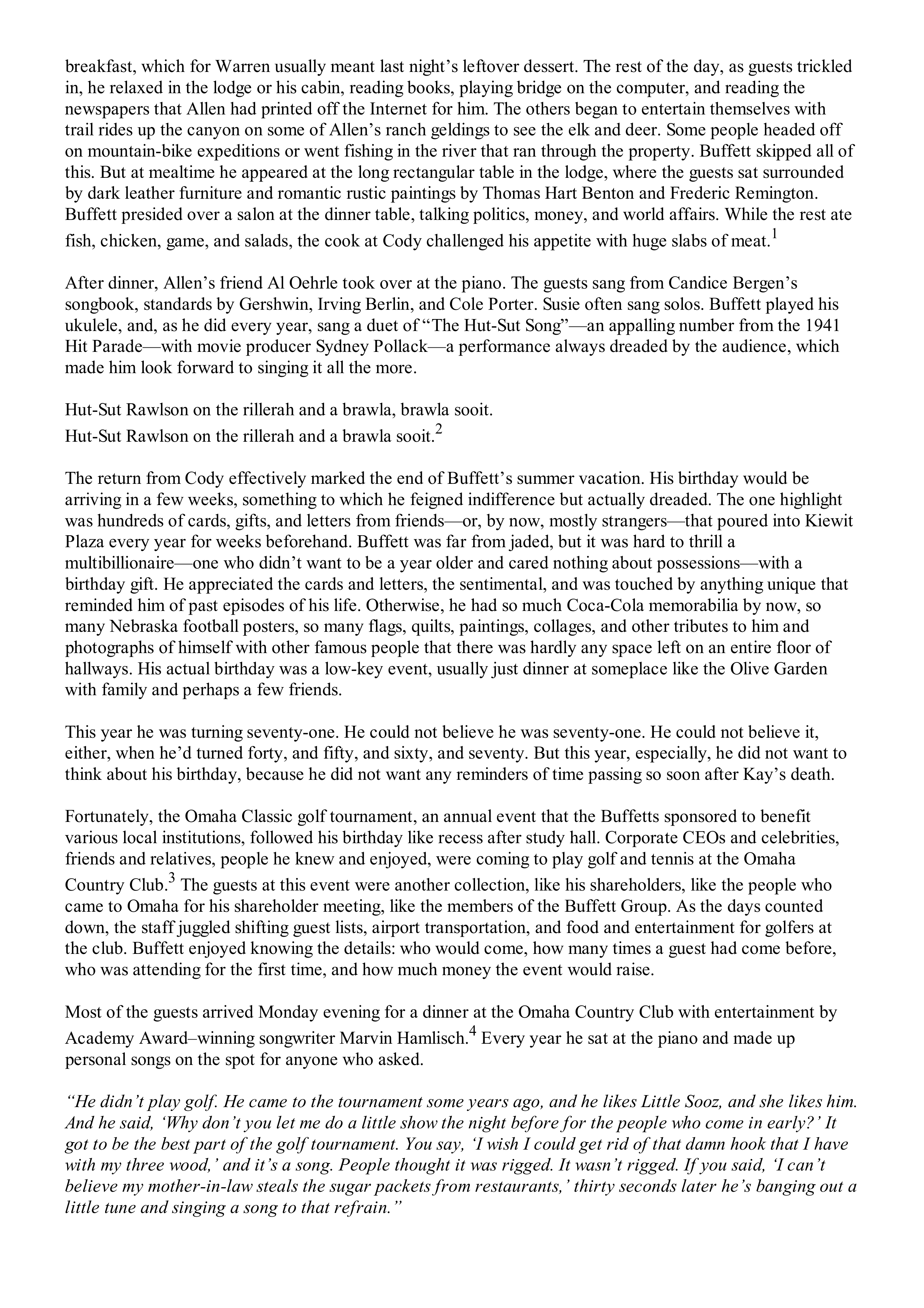Berkshire Hathaway The Snowball Biography — page 449