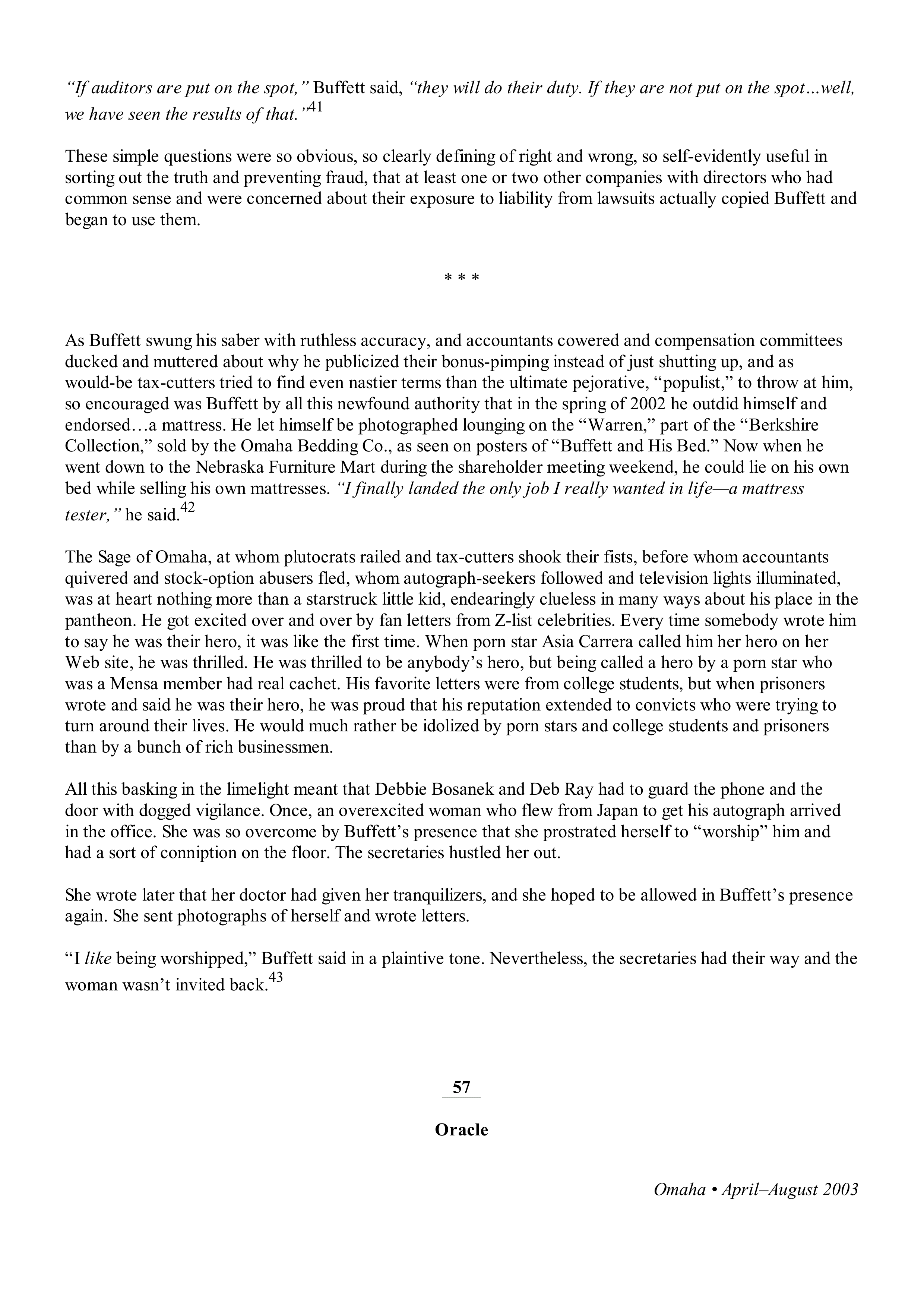 Berkshire Hathaway The Snowball Biography — page 458