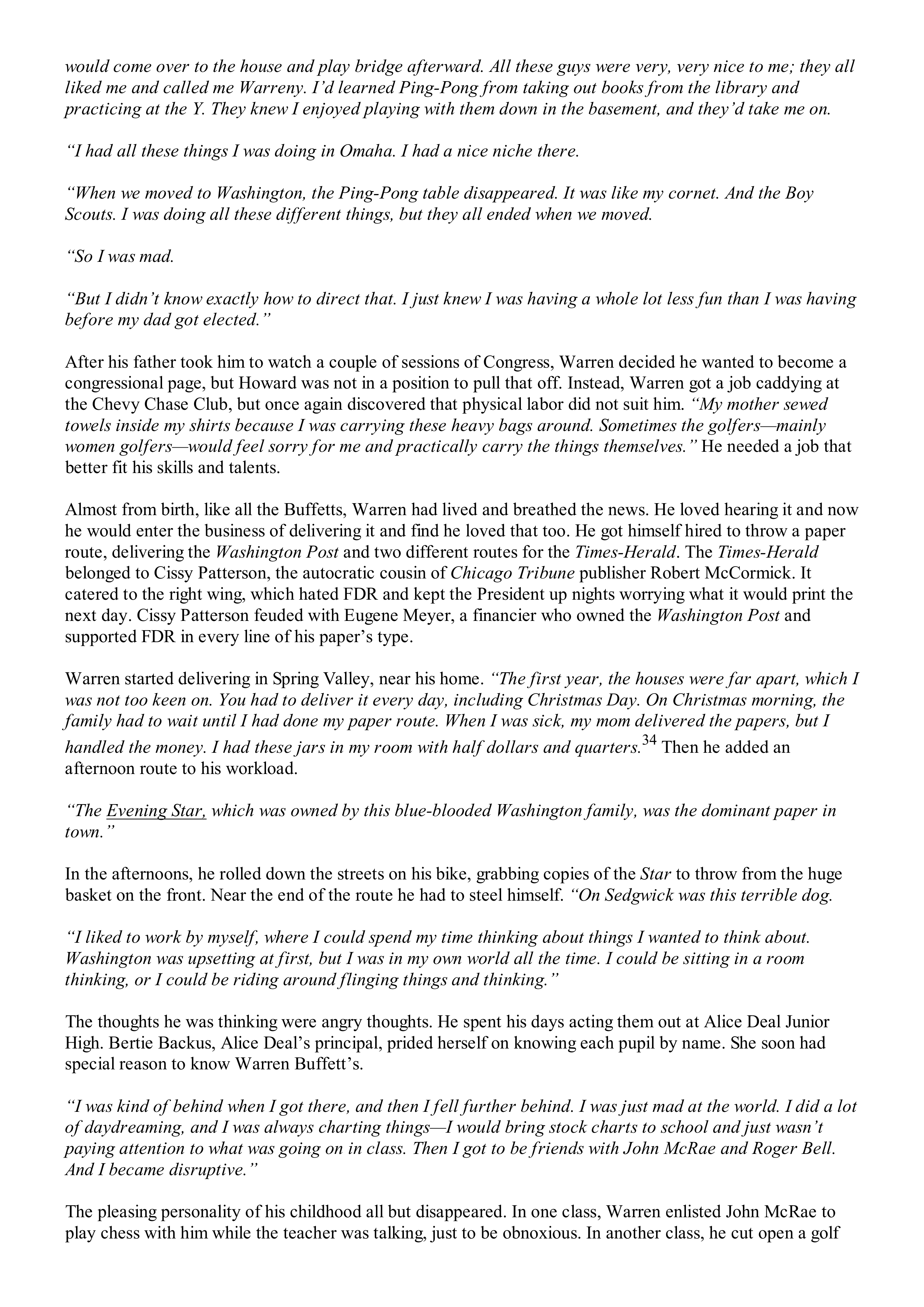 Berkshire Hathaway The Snowball Biography — page 46
