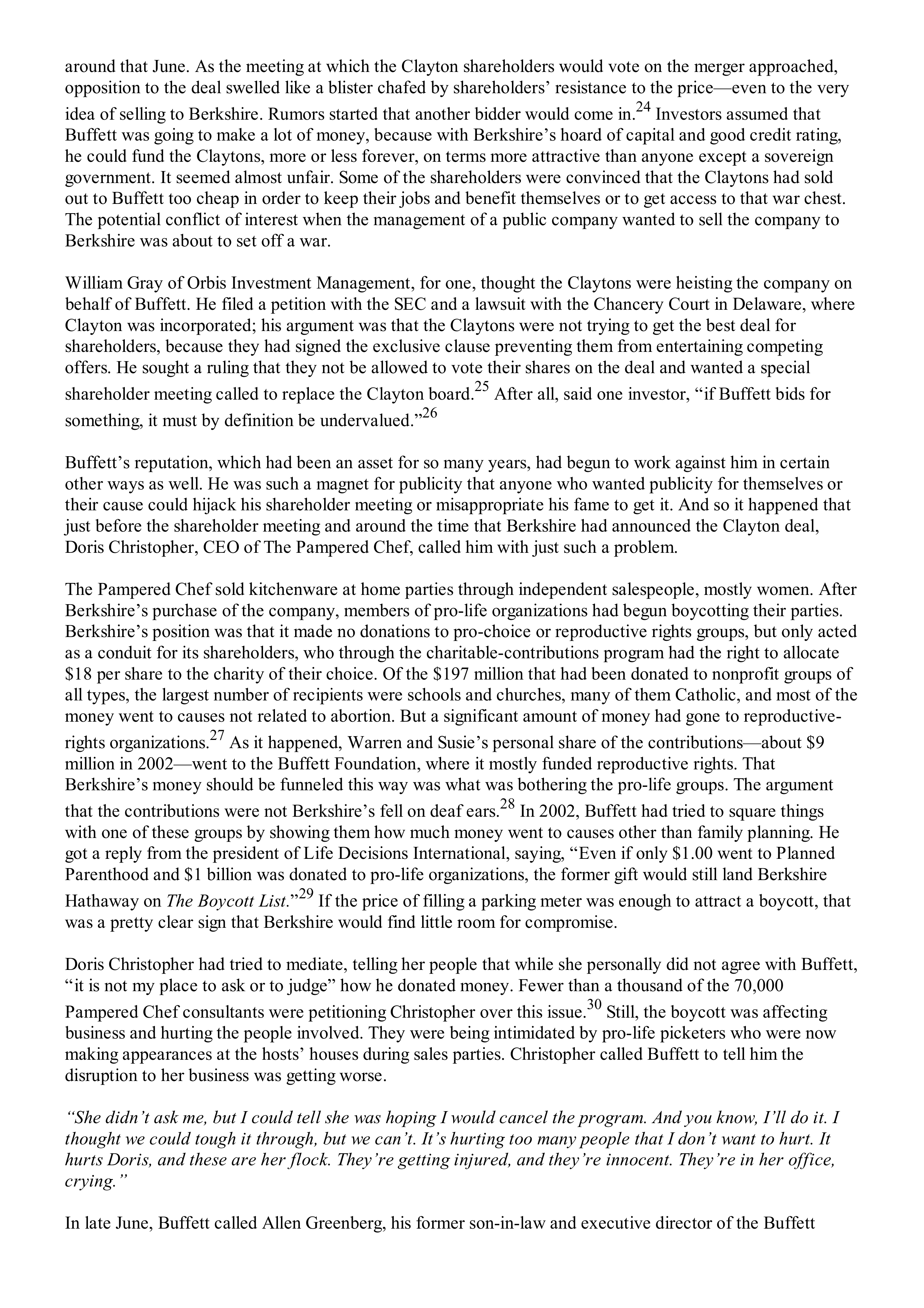 Berkshire Hathaway The Snowball Biography — page 467