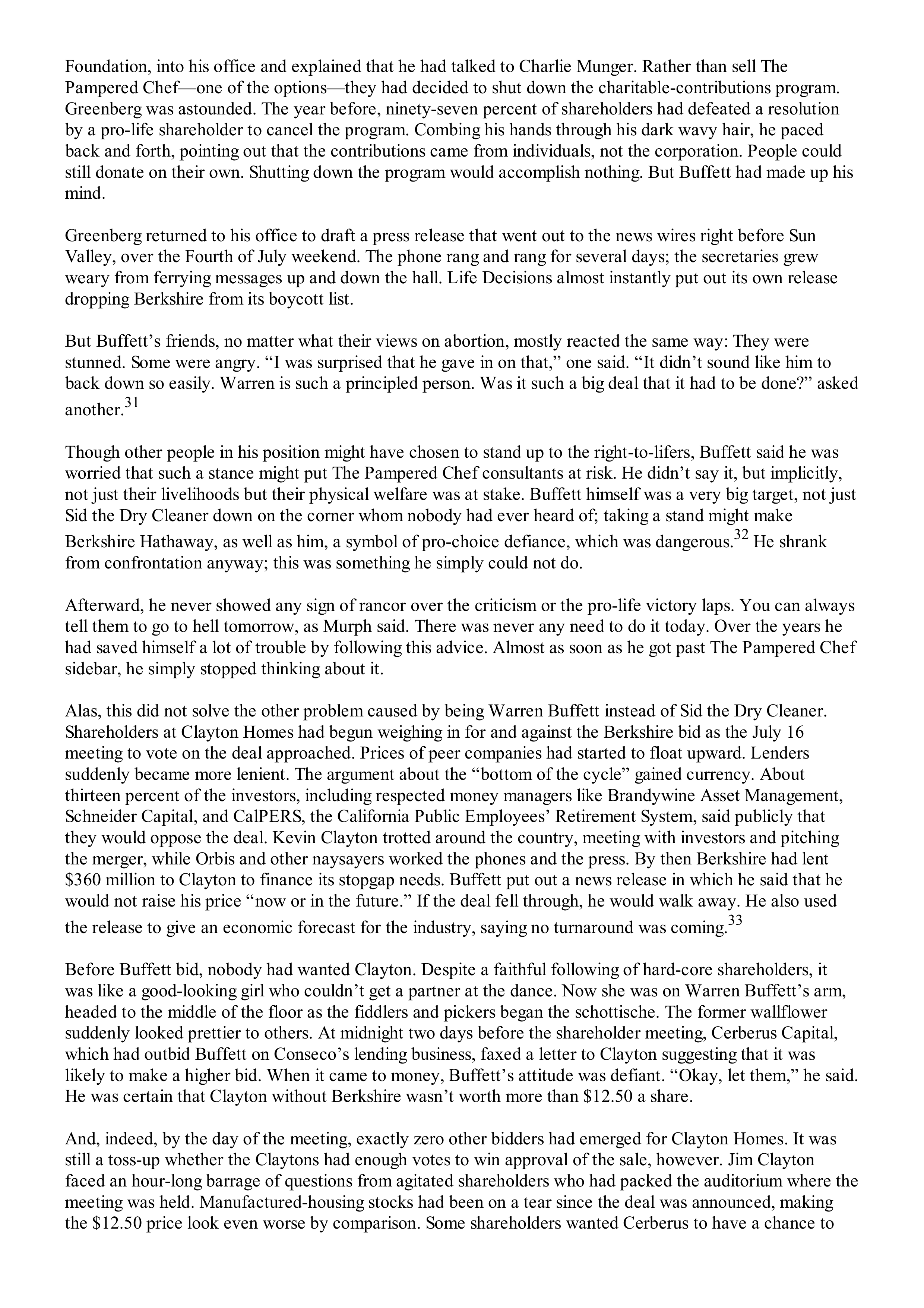 Berkshire Hathaway The Snowball Biography — page 468