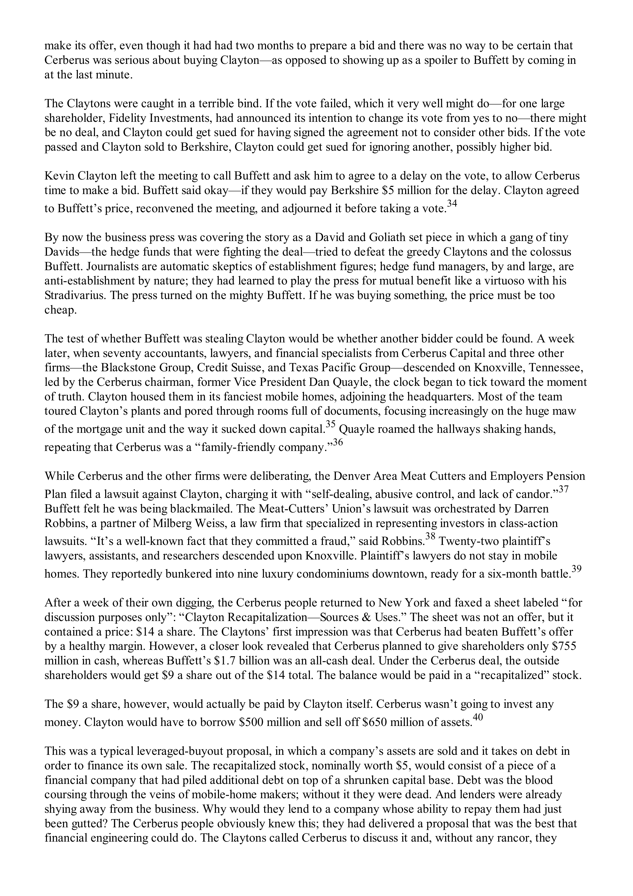 Berkshire Hathaway The Snowball Biography — page 469