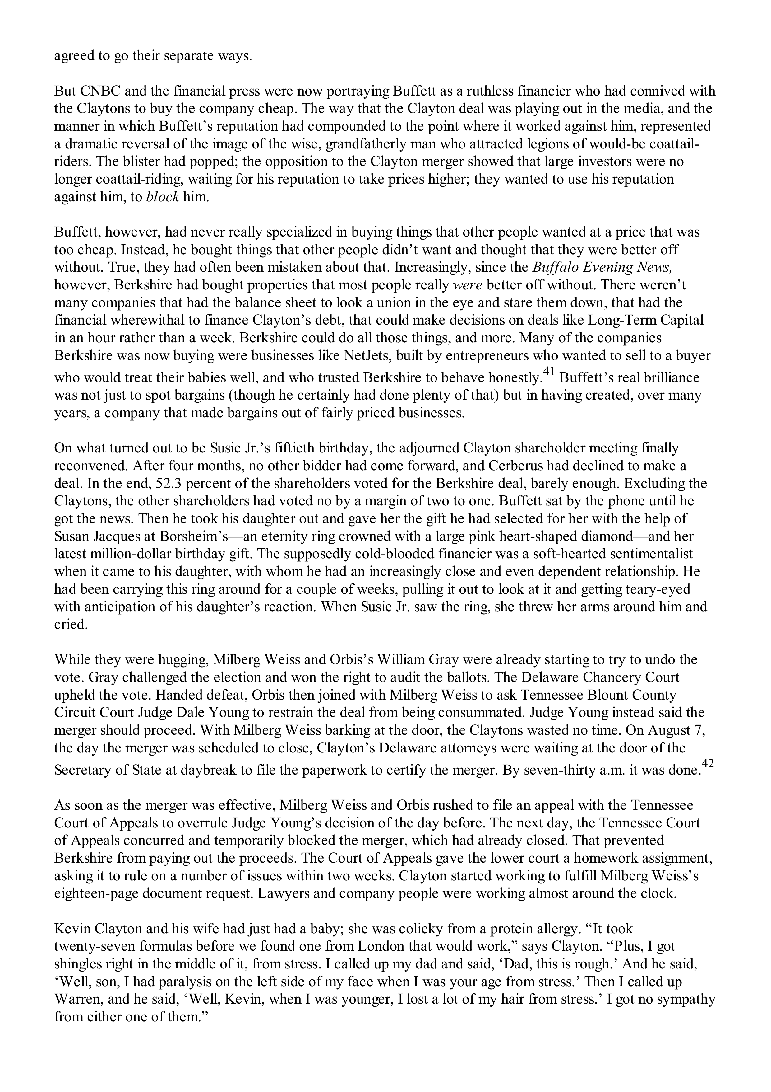 Berkshire Hathaway The Snowball Biography — page 470