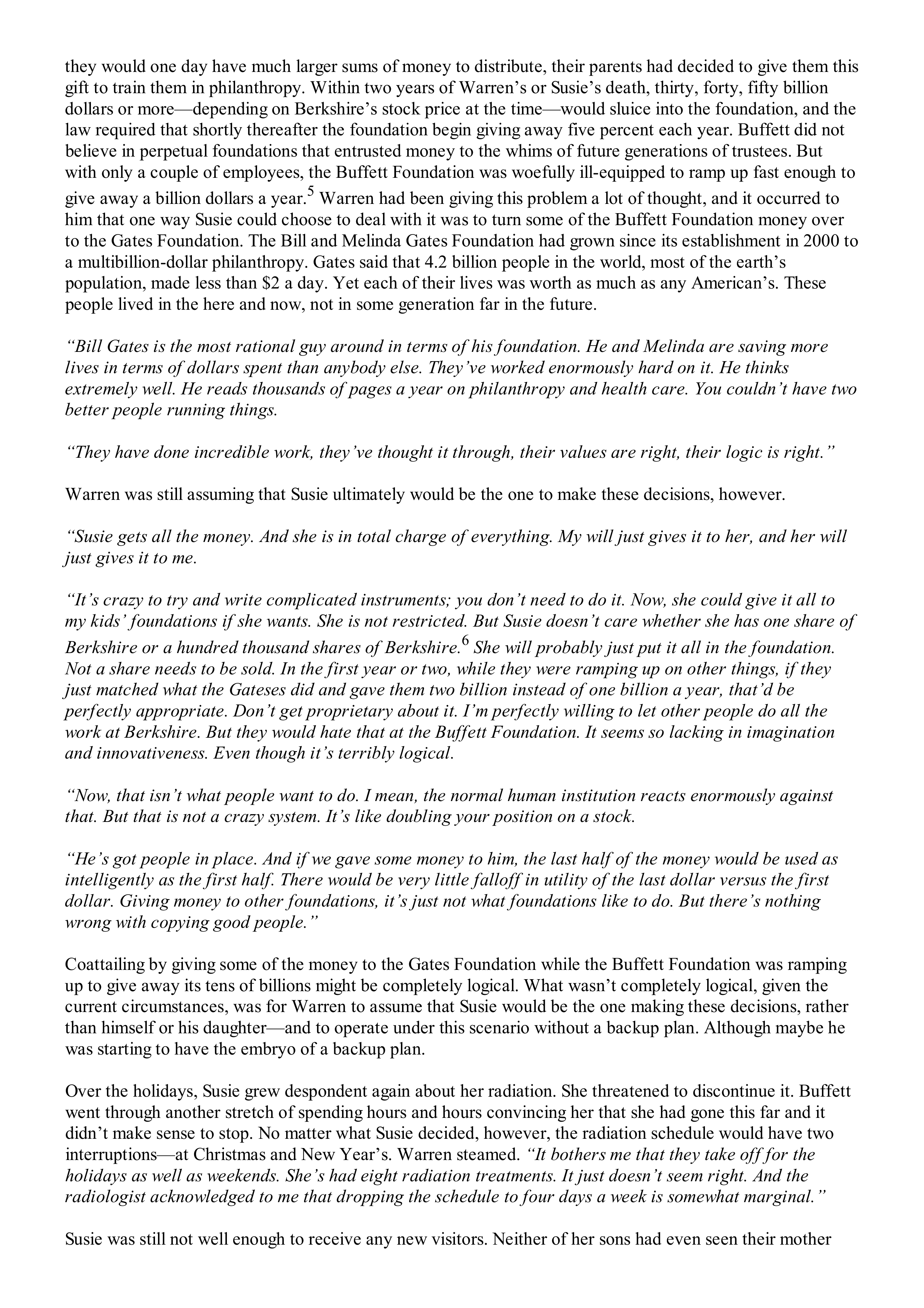 Berkshire Hathaway The Snowball Biography — page 481