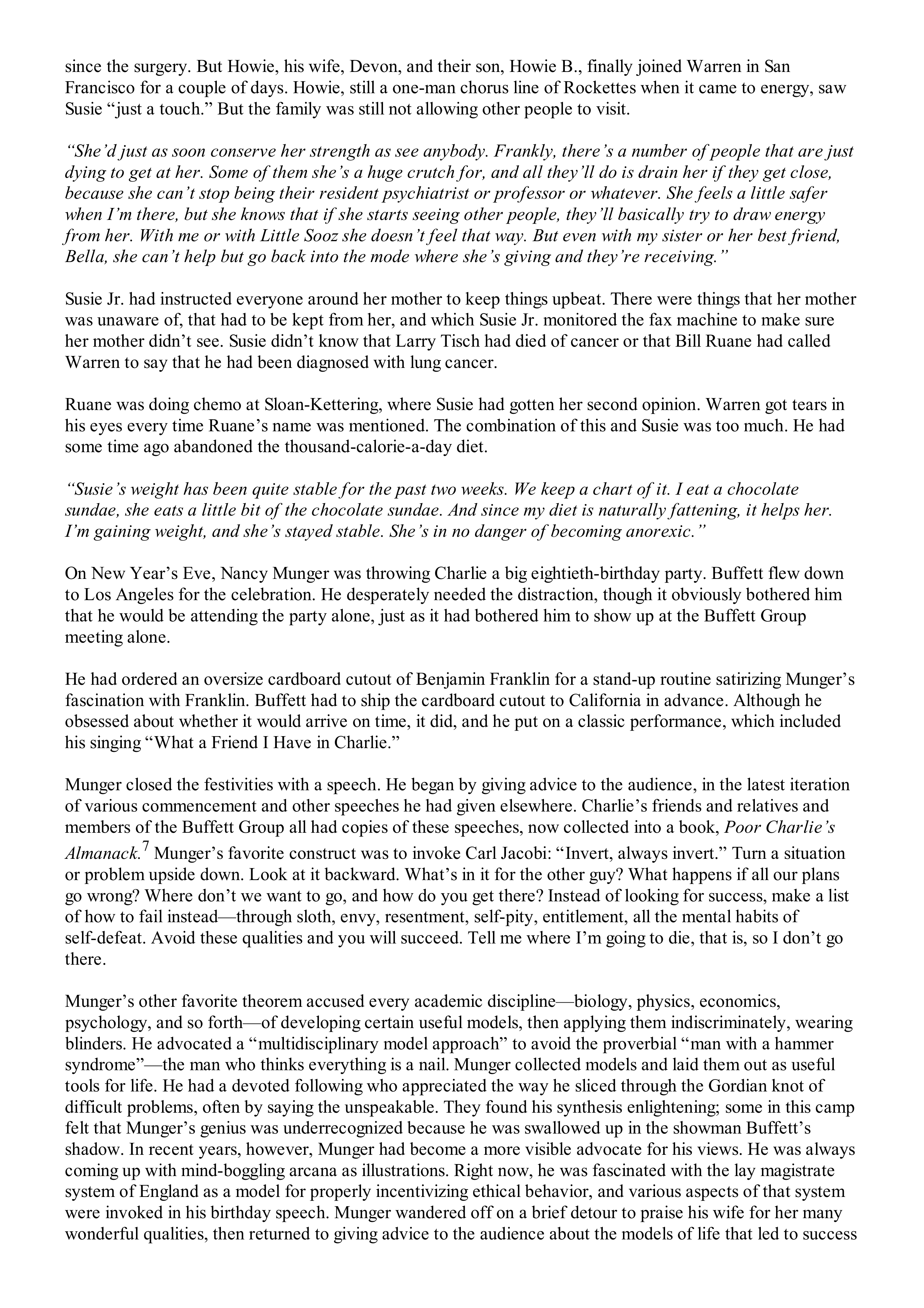 Berkshire Hathaway The Snowball Biography — page 482