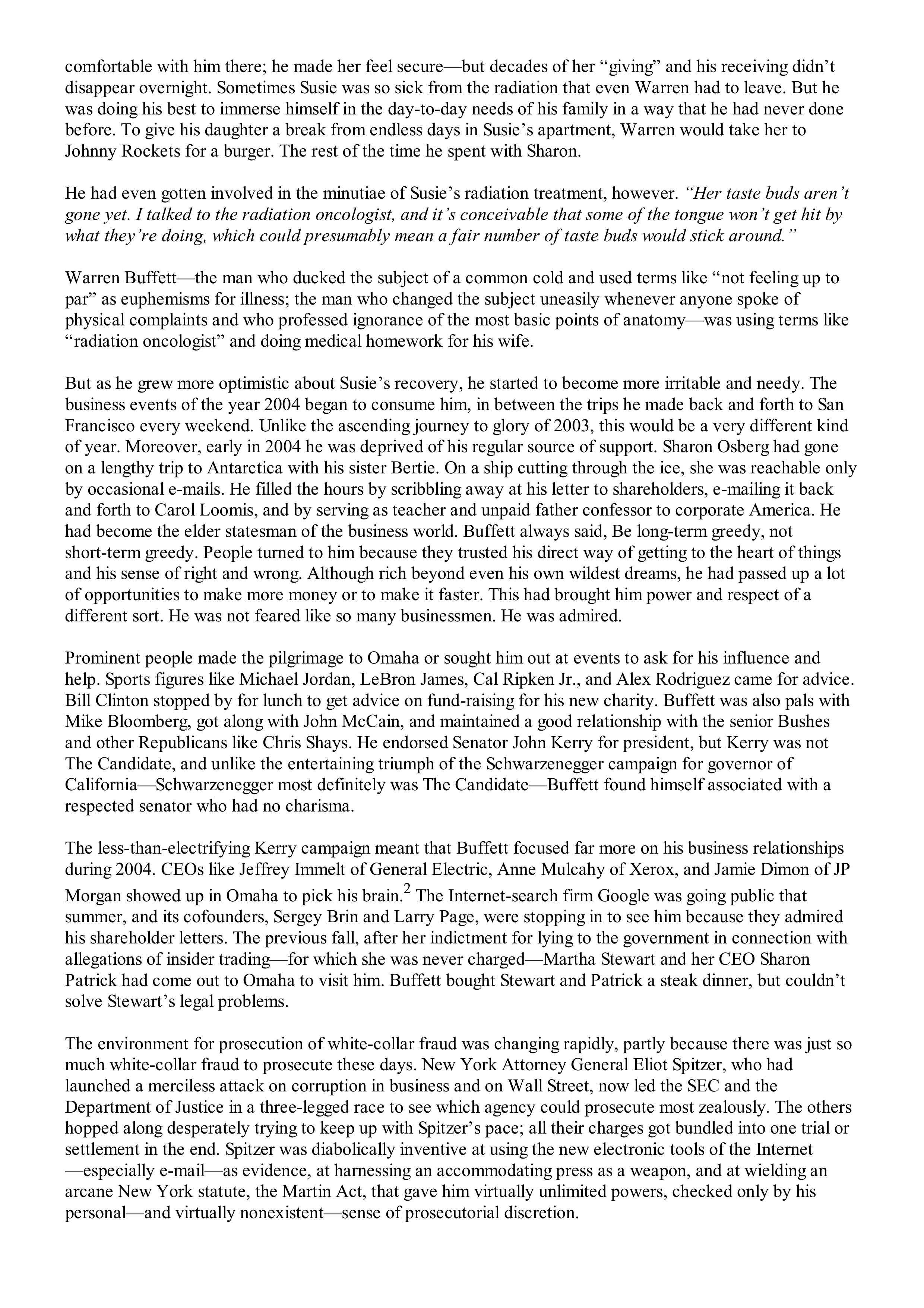 Berkshire Hathaway The Snowball Biography — page 484
