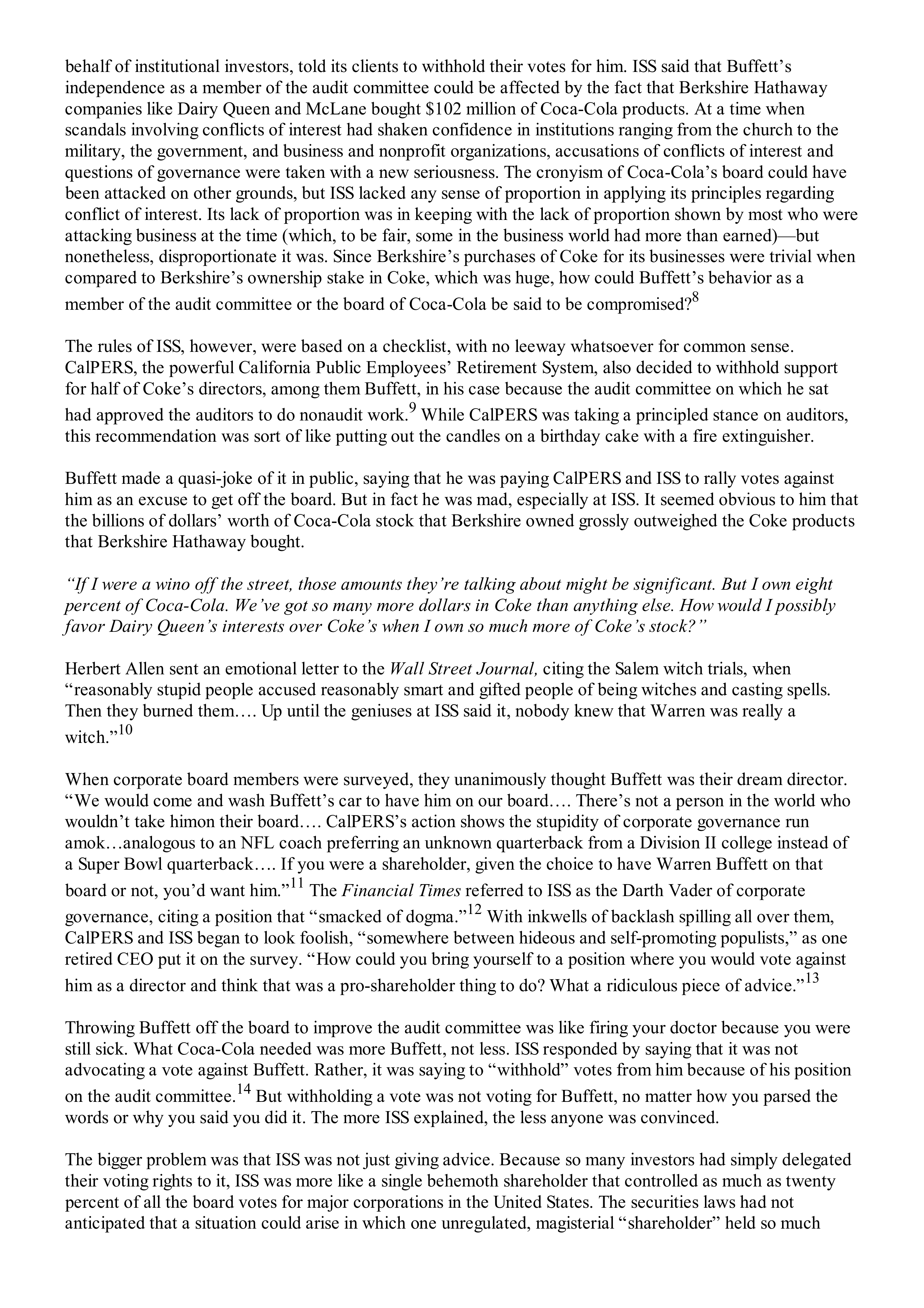 Berkshire Hathaway The Snowball Biography — page 487