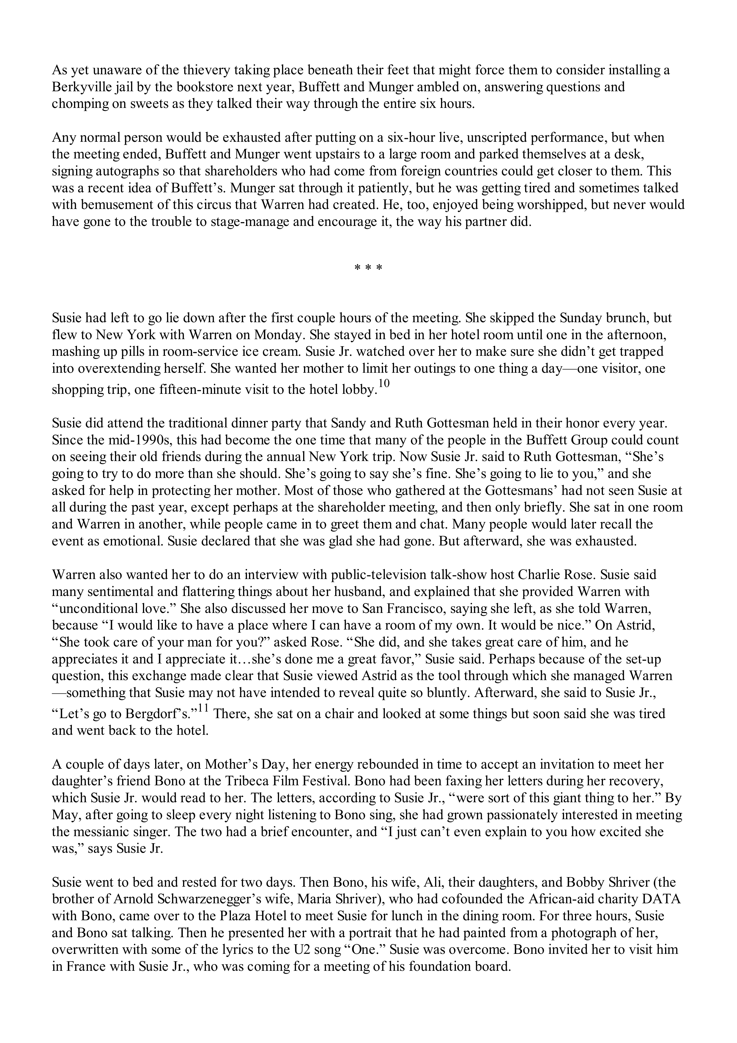 Berkshire Hathaway The Snowball Biography — page 496
