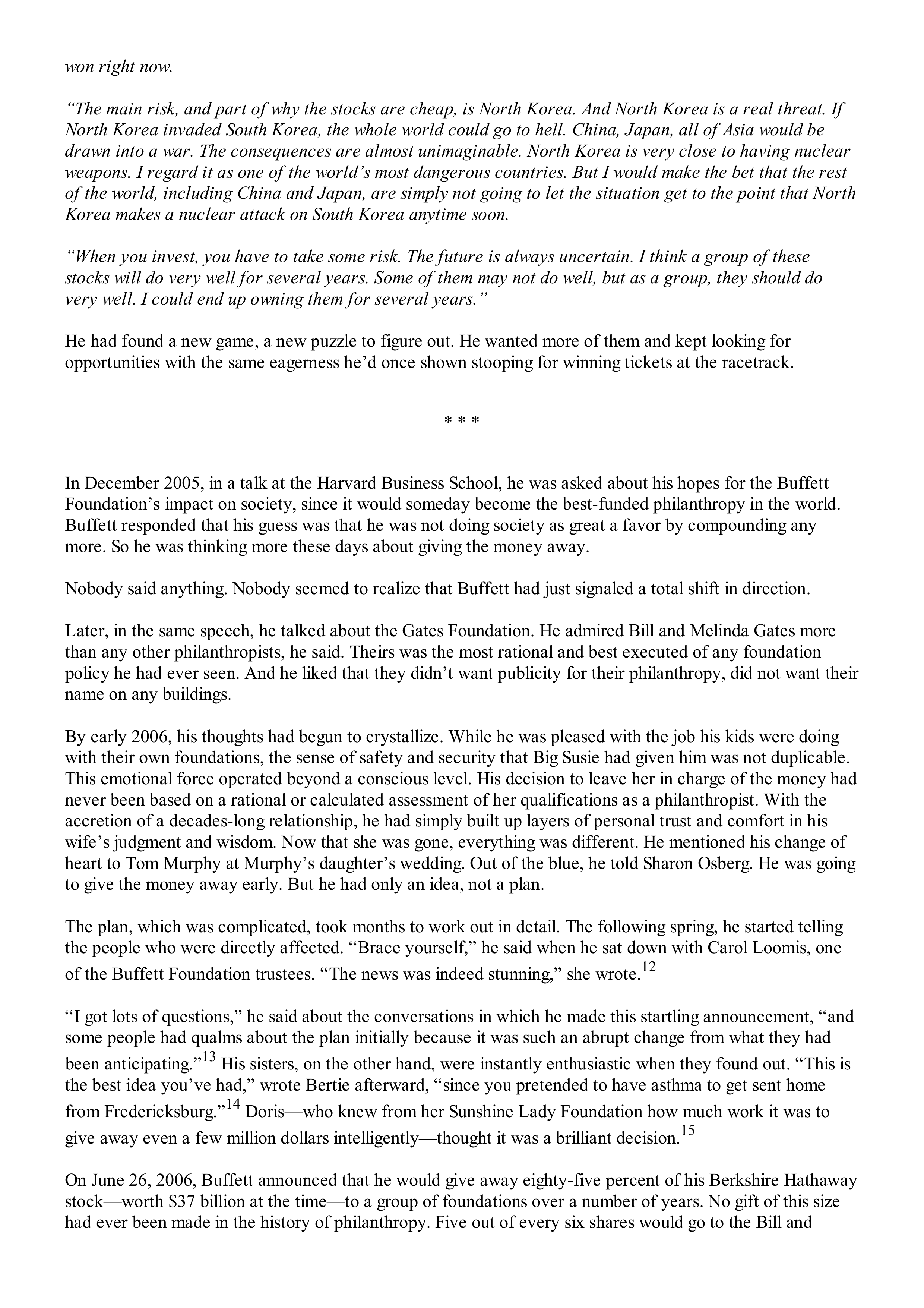 Berkshire Hathaway The Snowball Biography — page 507