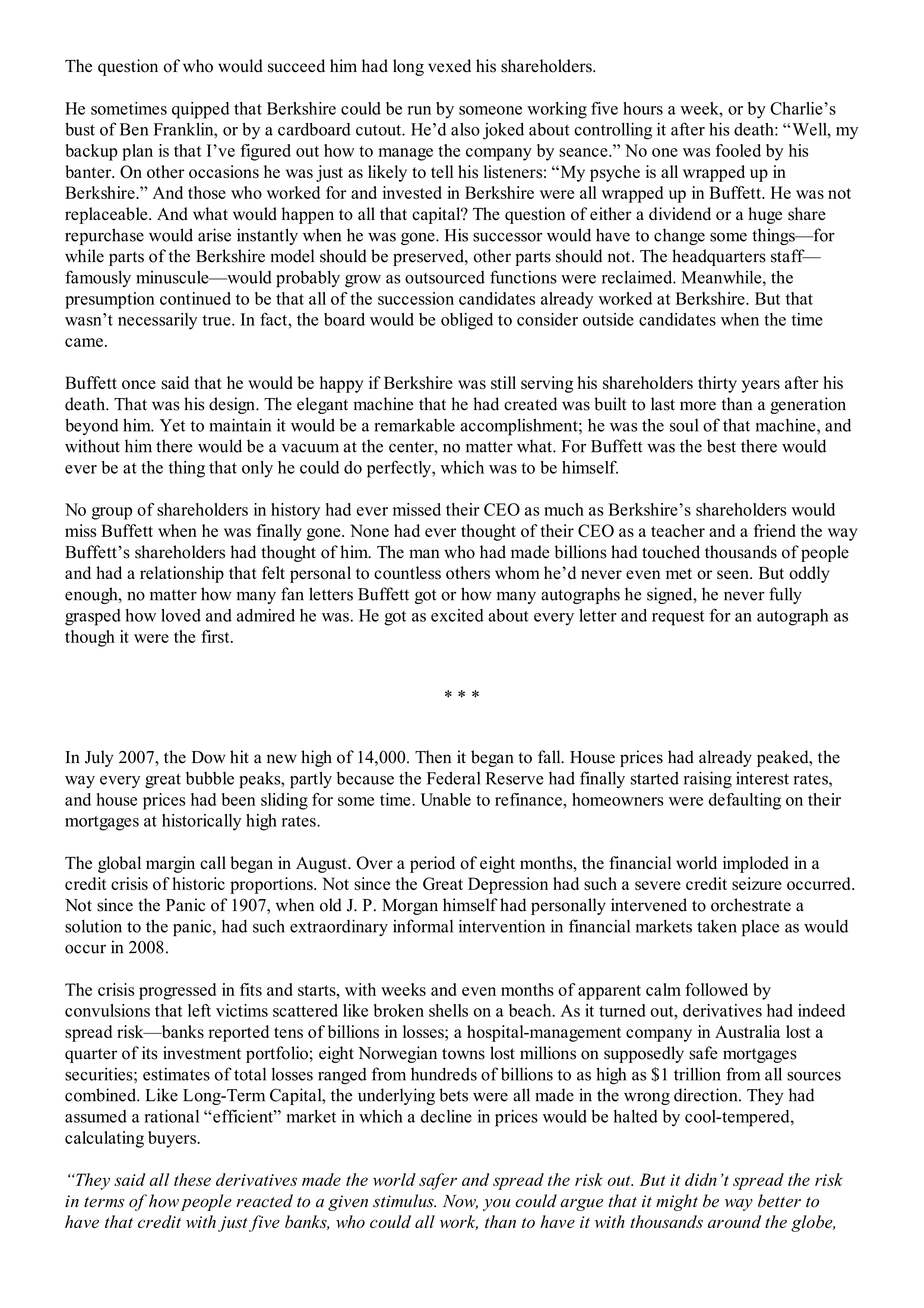 Berkshire Hathaway The Snowball Biography — page 511