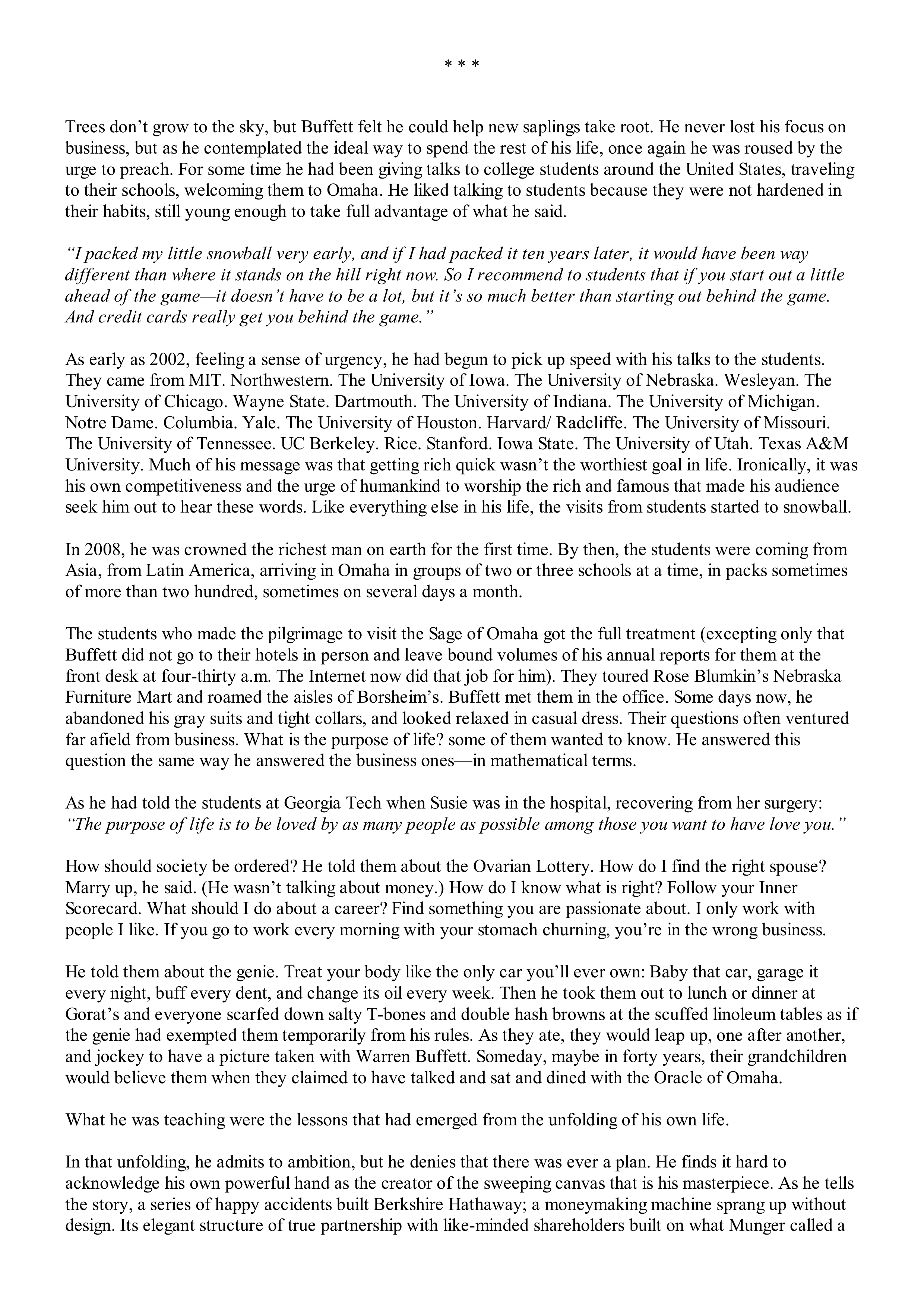 Berkshire Hathaway The Snowball Biography — page 514