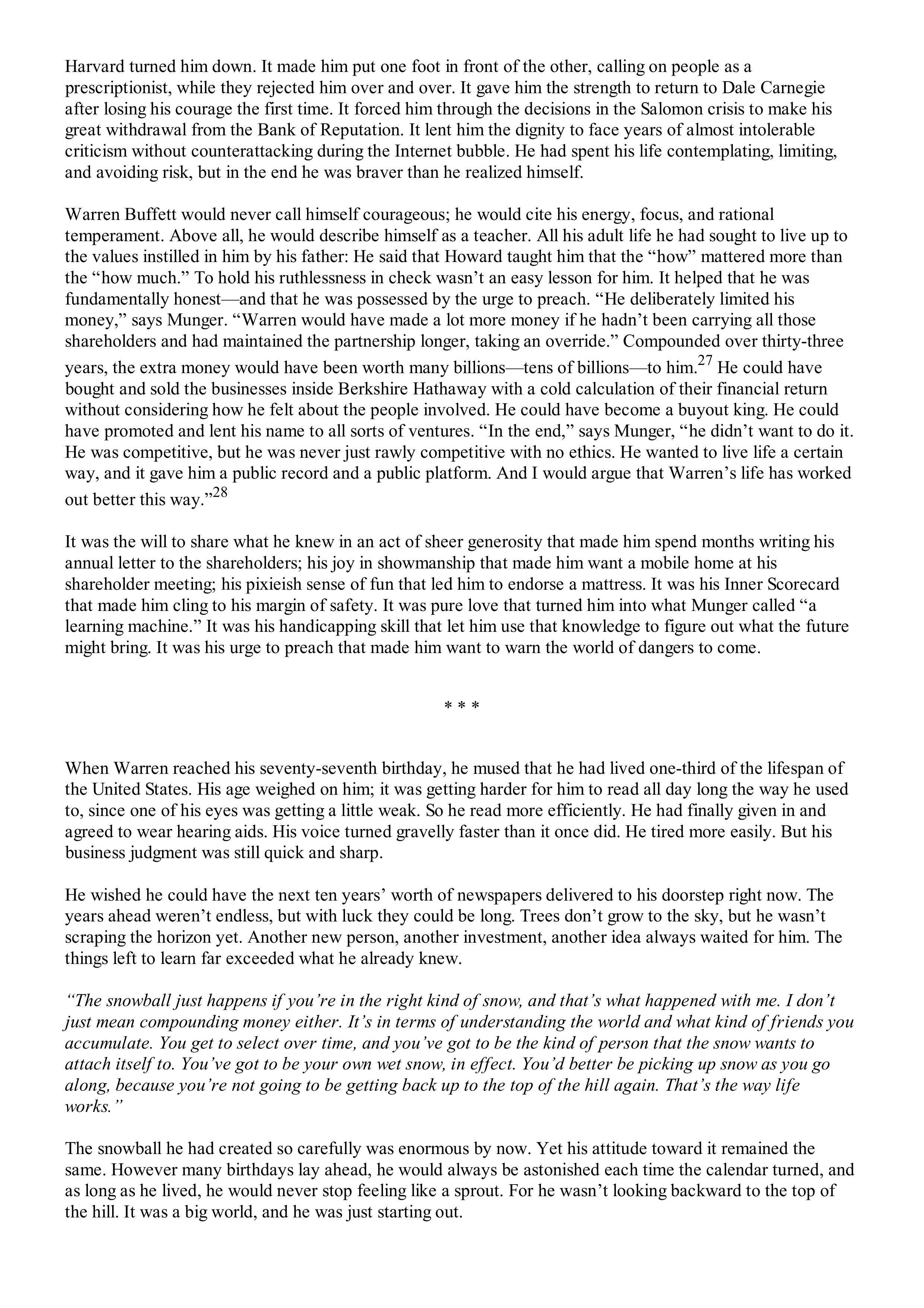 Berkshire Hathaway The Snowball Biography — page 516