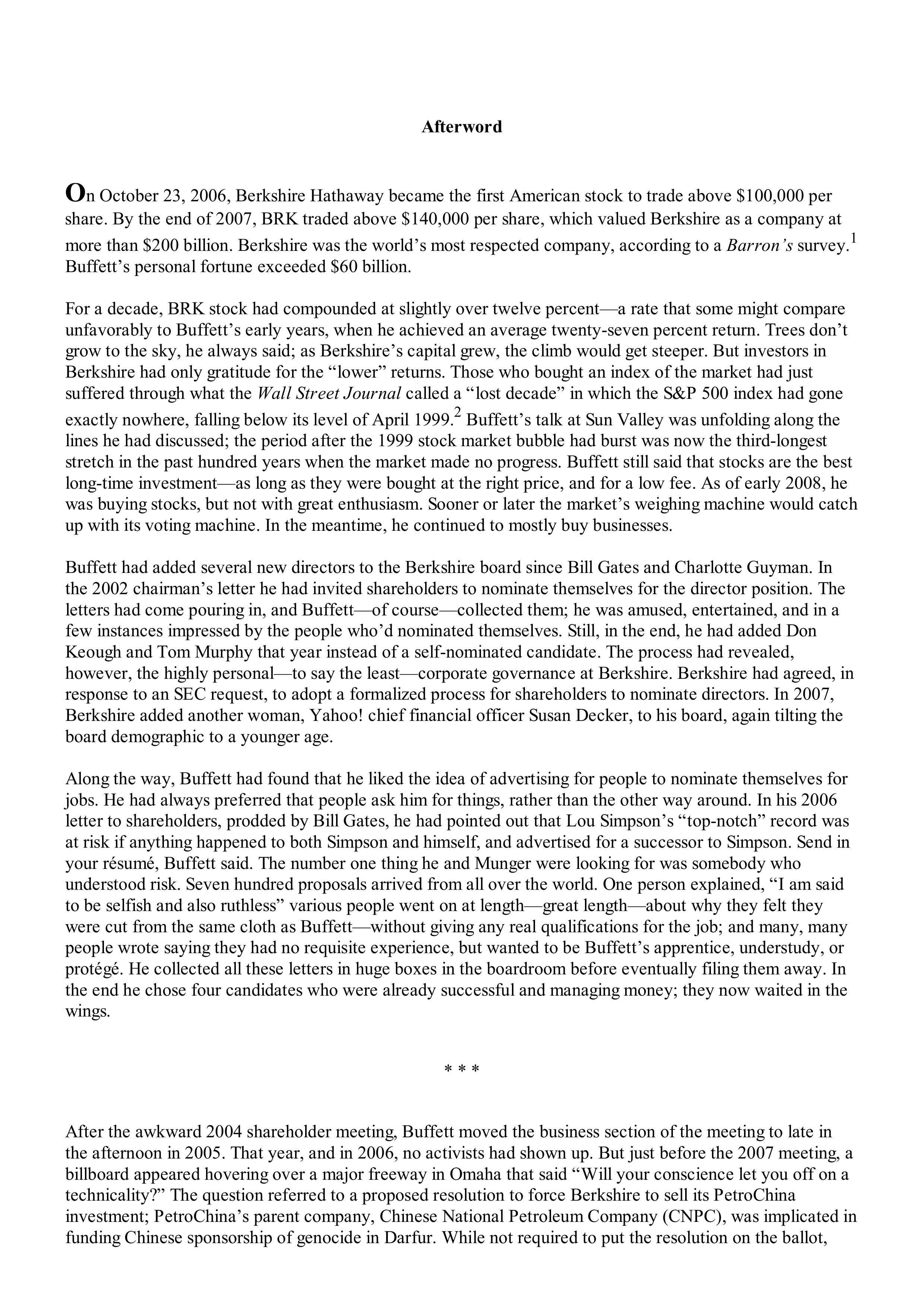 Berkshire Hathaway The Snowball Biography — page 517