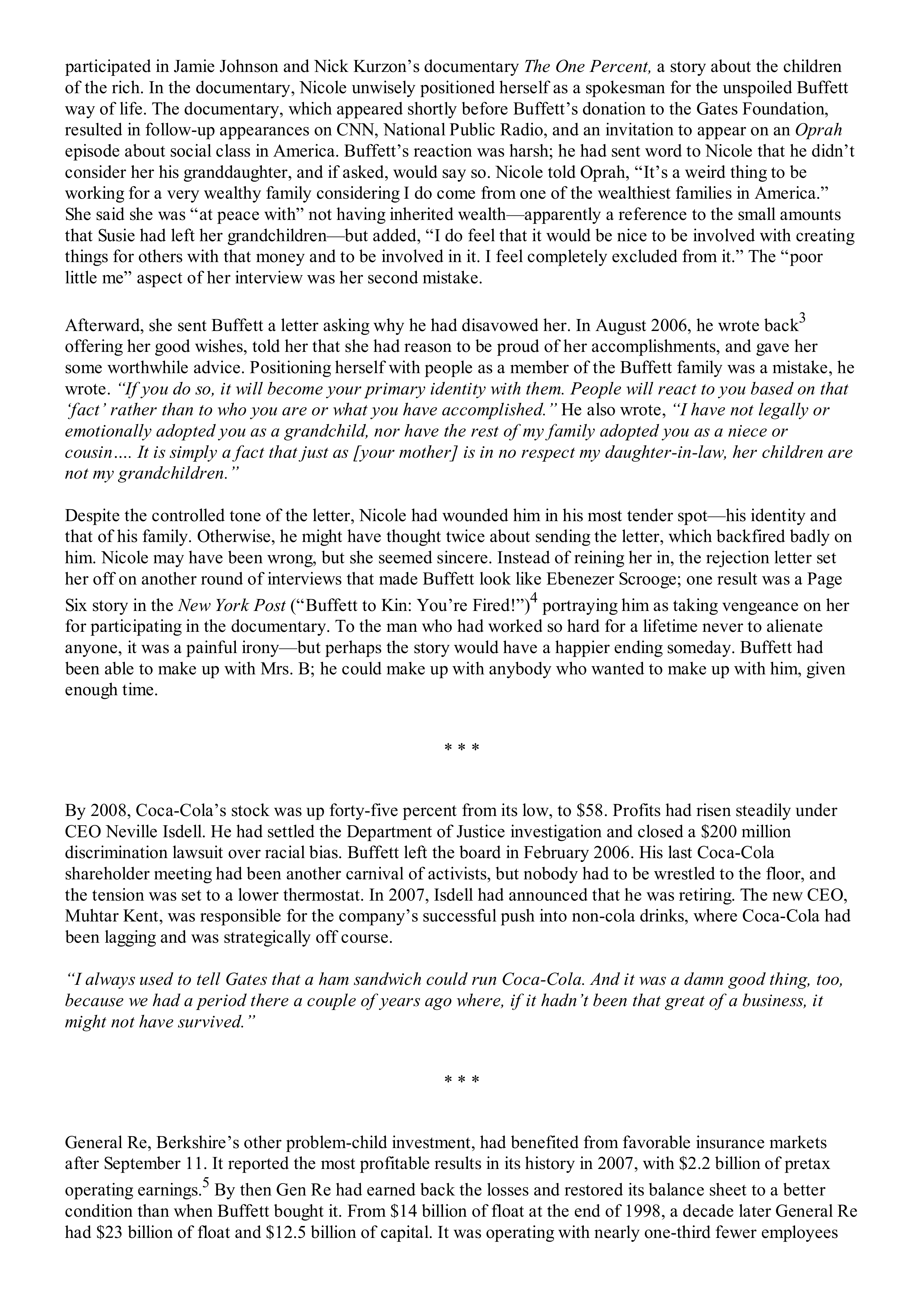 Berkshire Hathaway The Snowball Biography — page 519