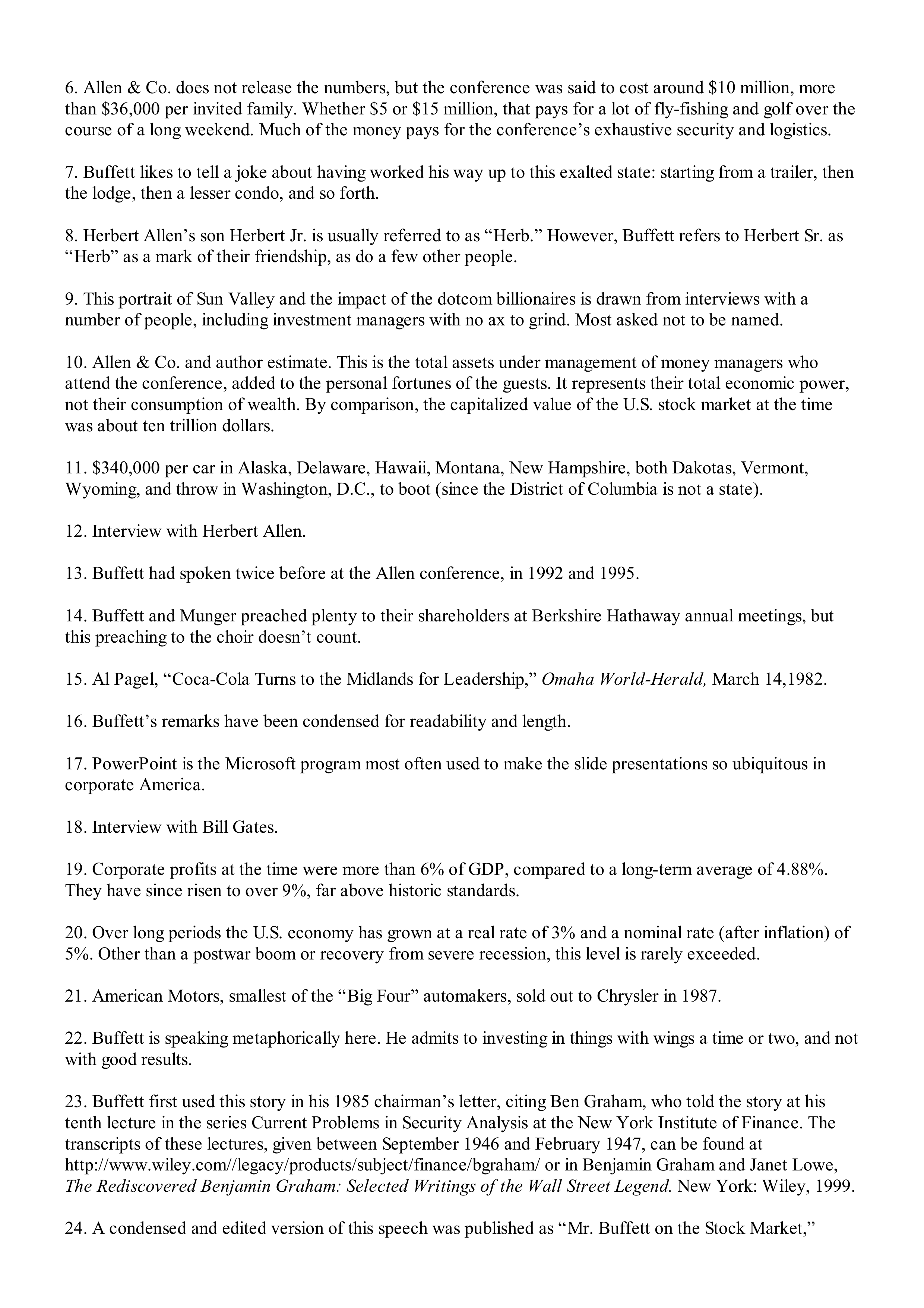 Berkshire Hathaway The Snowball Biography — page 522