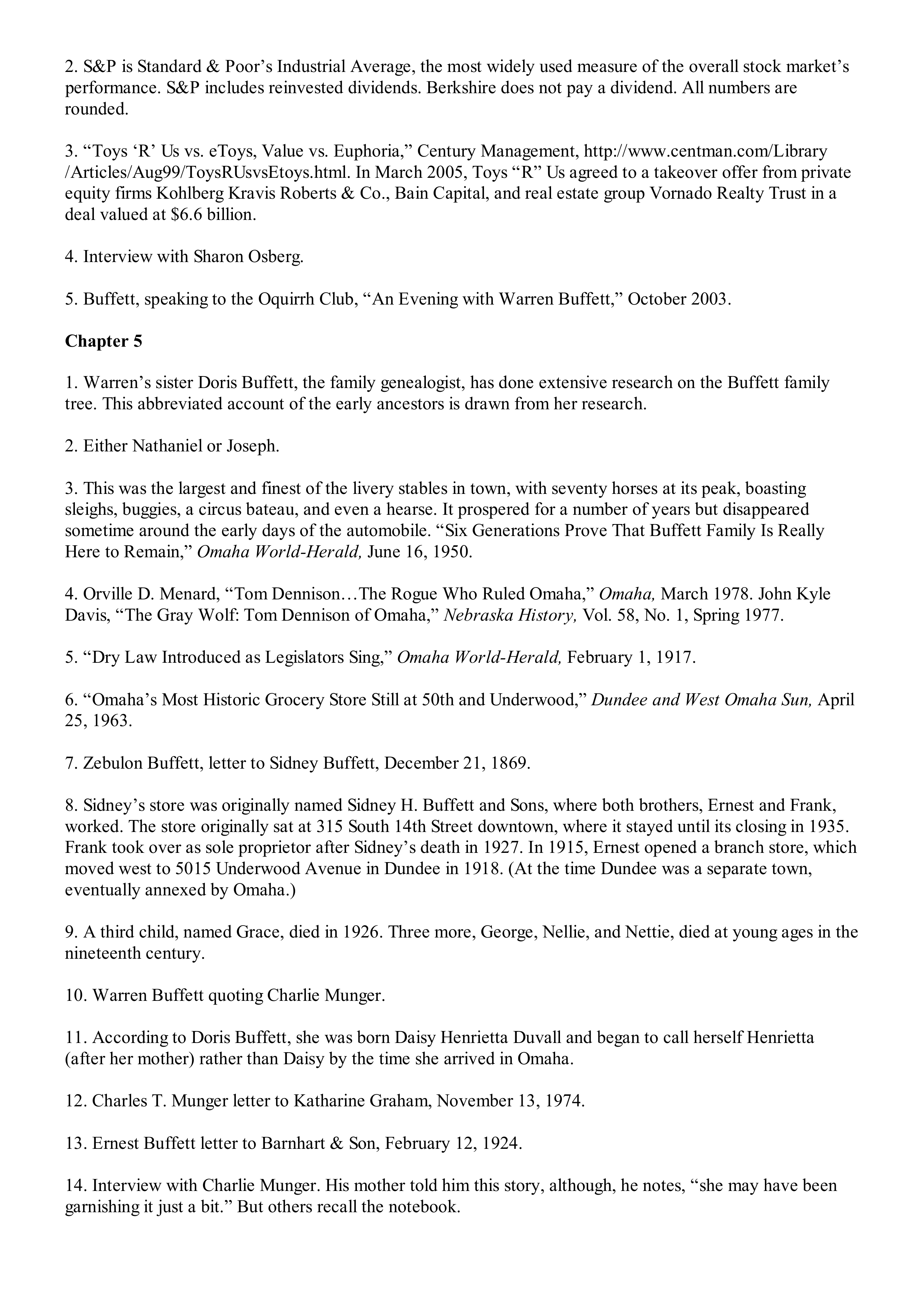 Berkshire Hathaway The Snowball Biography — page 524