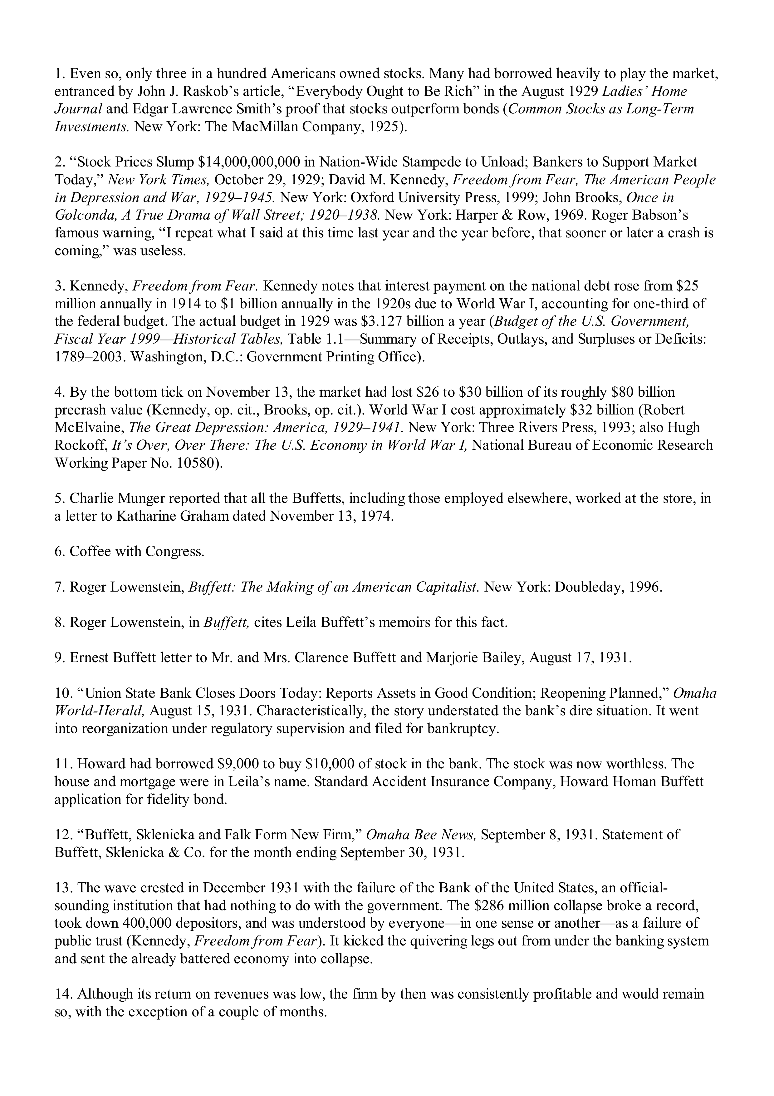 Berkshire Hathaway The Snowball Biography — page 526