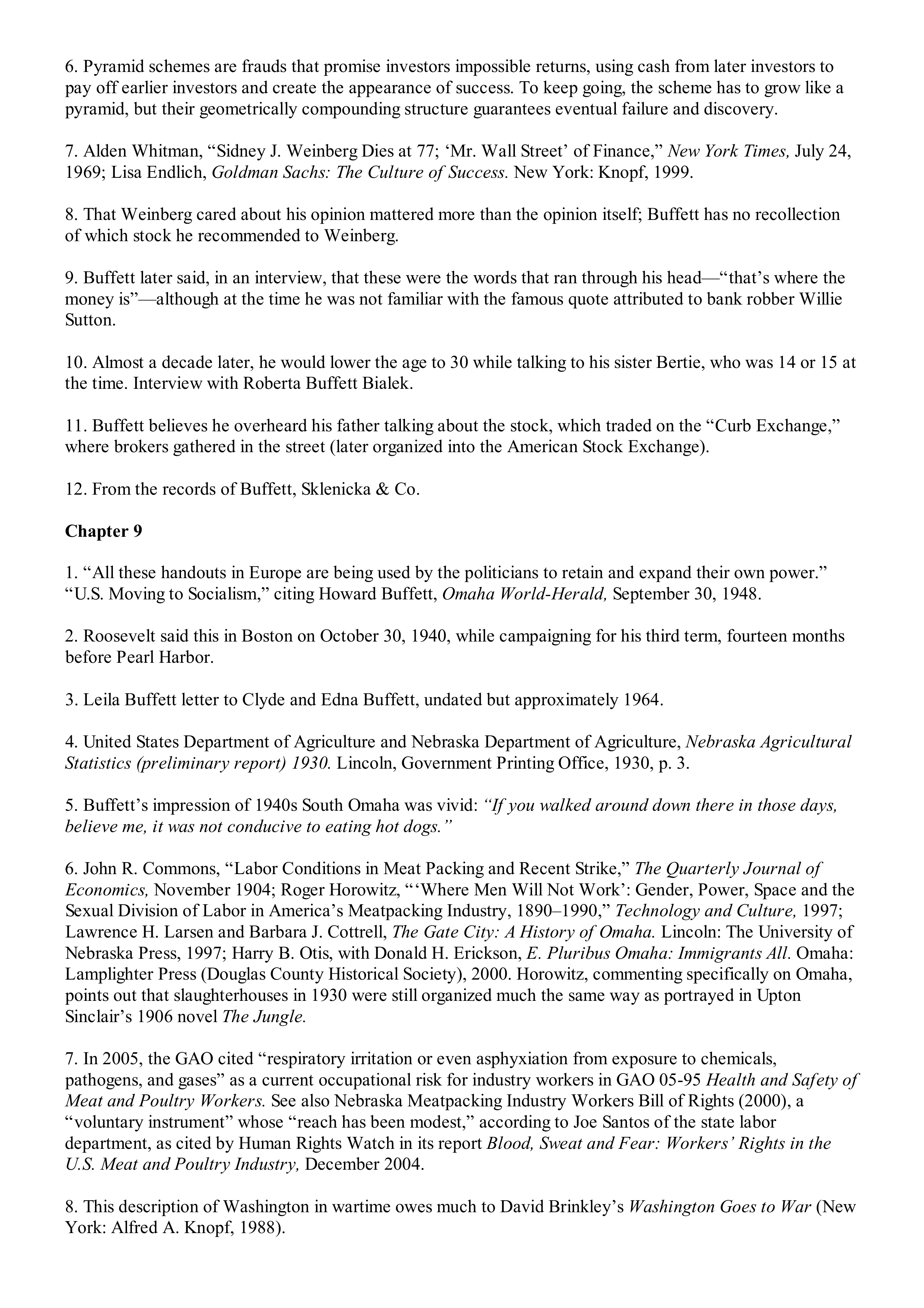 Berkshire Hathaway The Snowball Biography — page 530