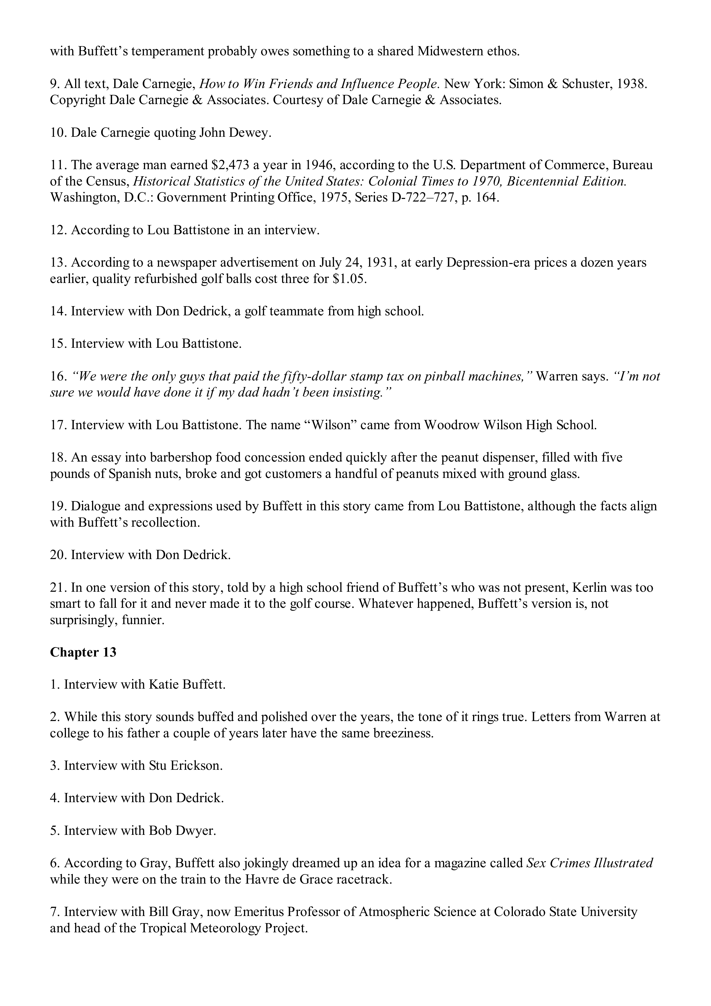 Berkshire Hathaway The Snowball Biography — page 534