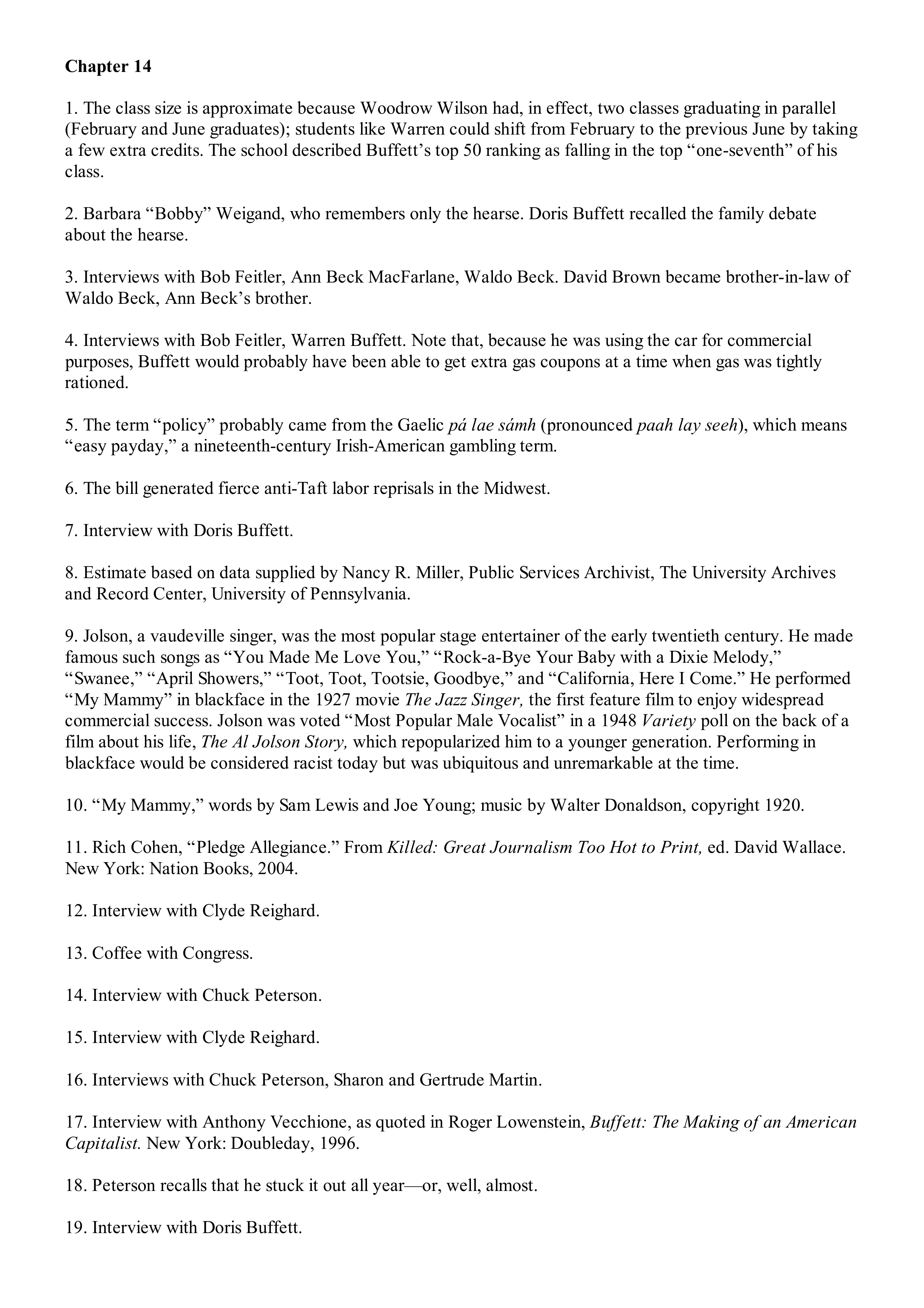 Berkshire Hathaway The Snowball Biography — page 535