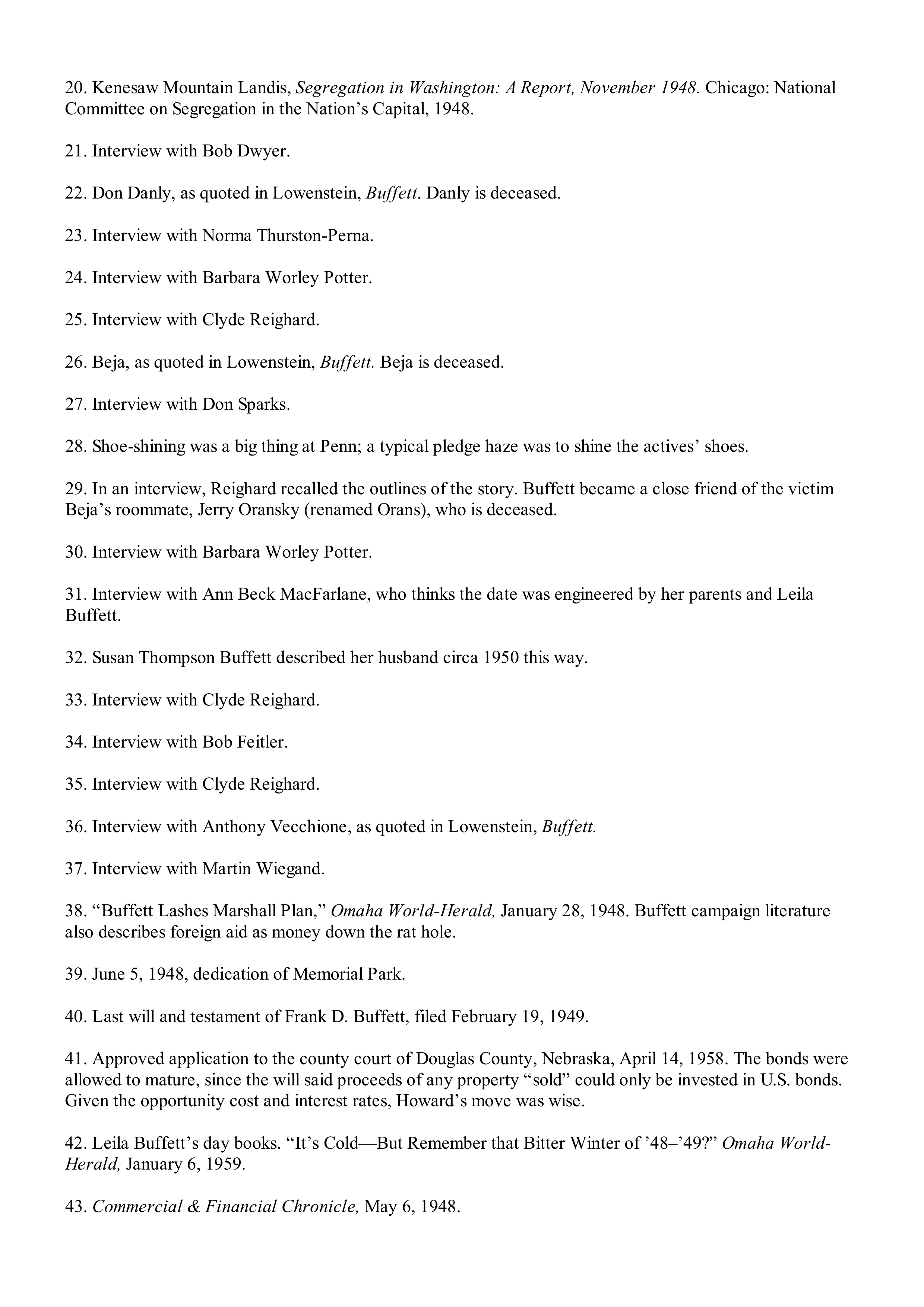 Berkshire Hathaway The Snowball Biography — page 536