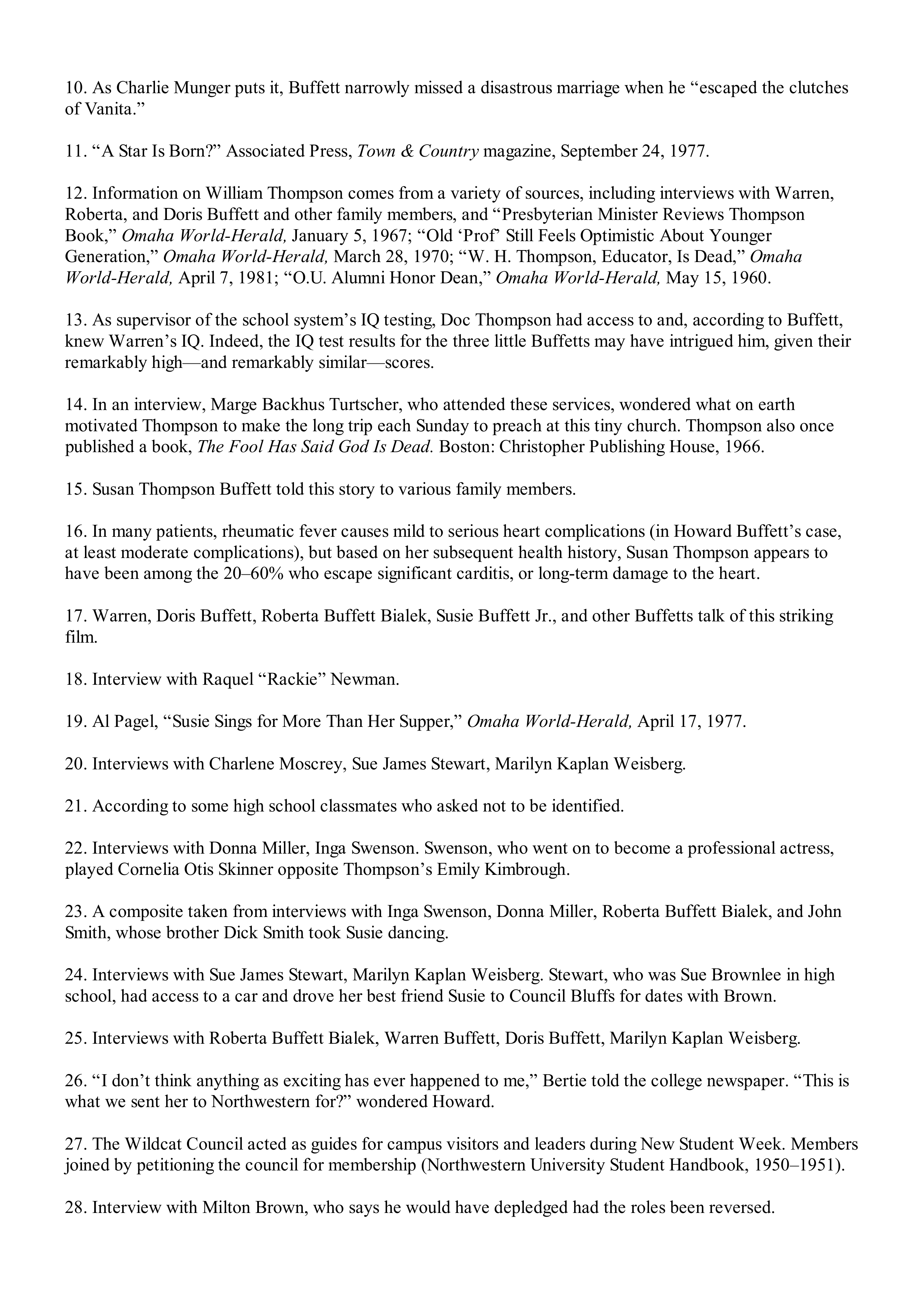 Berkshire Hathaway The Snowball Biography — page 541